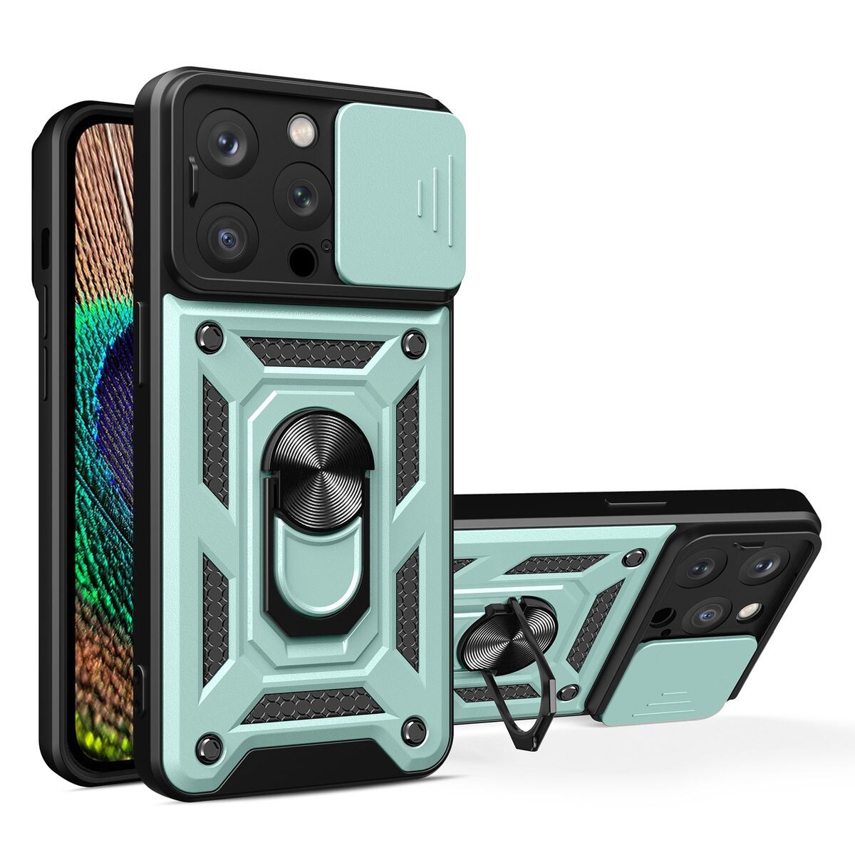 Hülle Handy Schutz für Apple iPhone 15 Pro Max Kamera Case Cover Tasche Bumper | 04066914382508