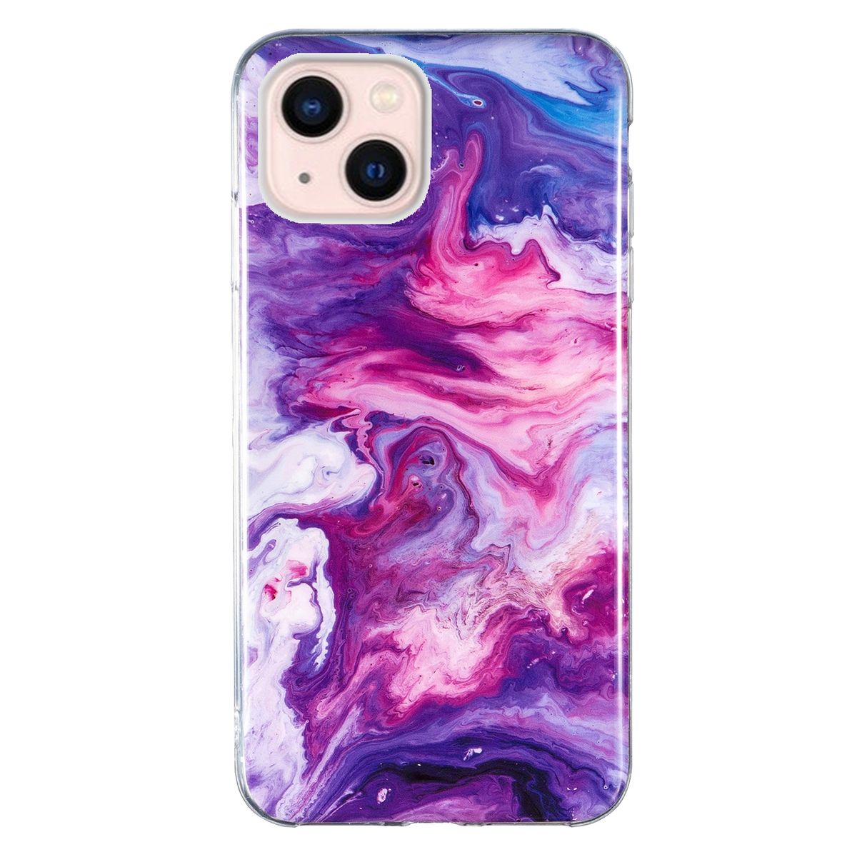 Schutz Handy H&uuml;lle f&uuml;r Apple iPhone 15 Plus Case Cover Marmor Bumper Etui Schale - Bild 1