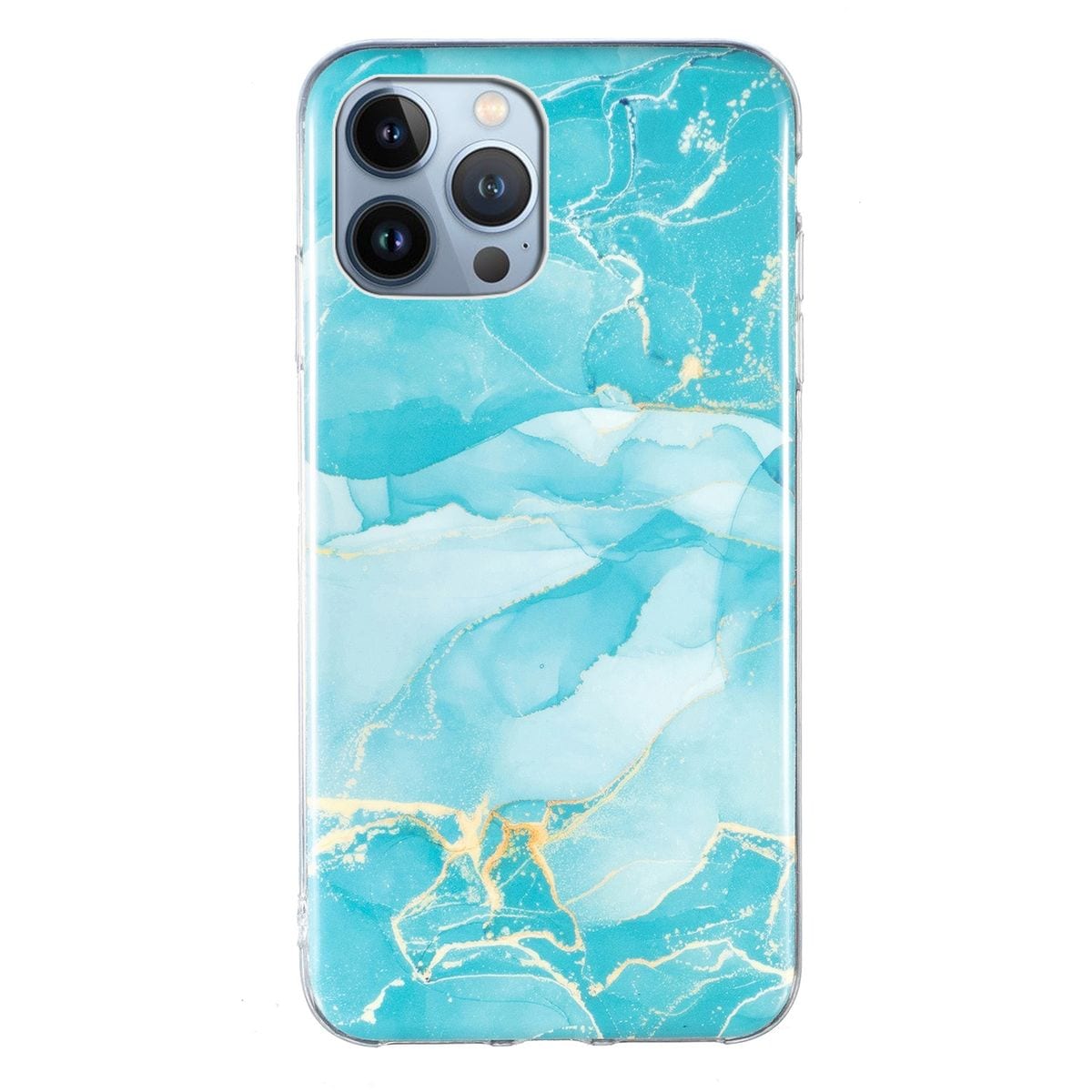 Schutz Handy H&uuml;lle f&uuml;r Apple iPhone 15 Pro Max Case Cover Marmor Bumper Etuis - Bild 1