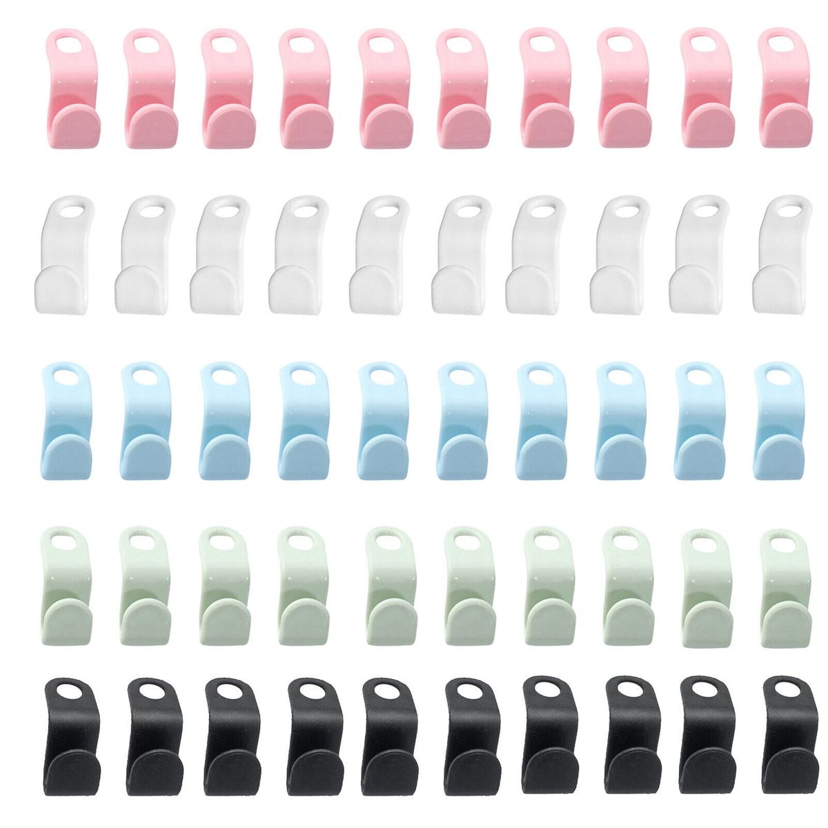 Kleiderb&uuml;gel Verbinder Verbindungshaken Halter Kaskadierende Platzsparender - Bild 1