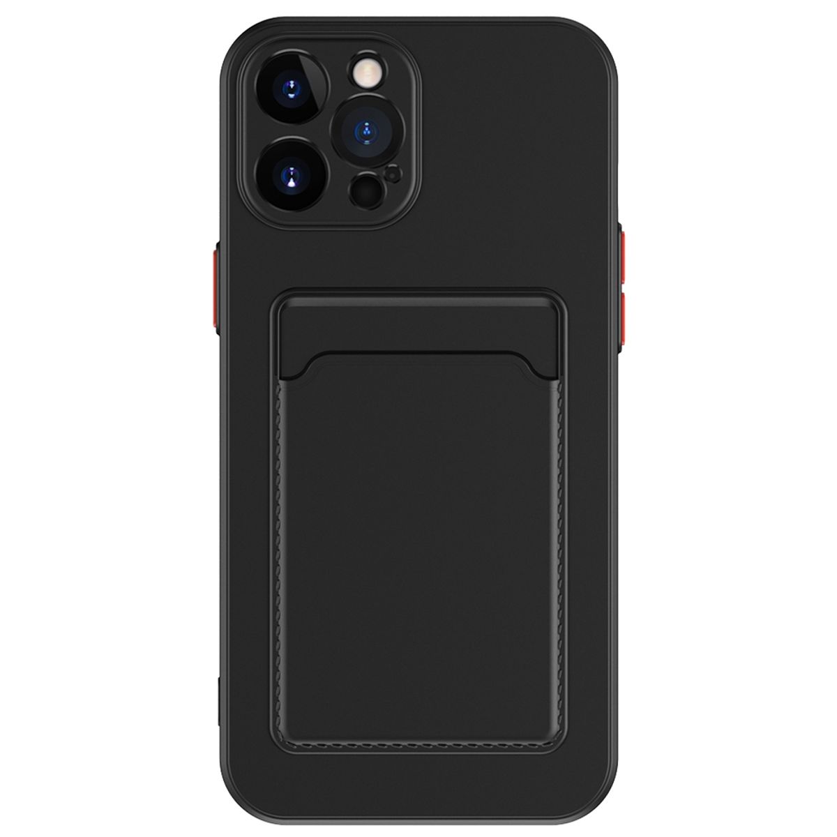 Schutz Handy H&uuml;lle f&uuml;r Apple iPhone 15 Pro Case Cover Etuis Bumper Kartenfach - Bild 1