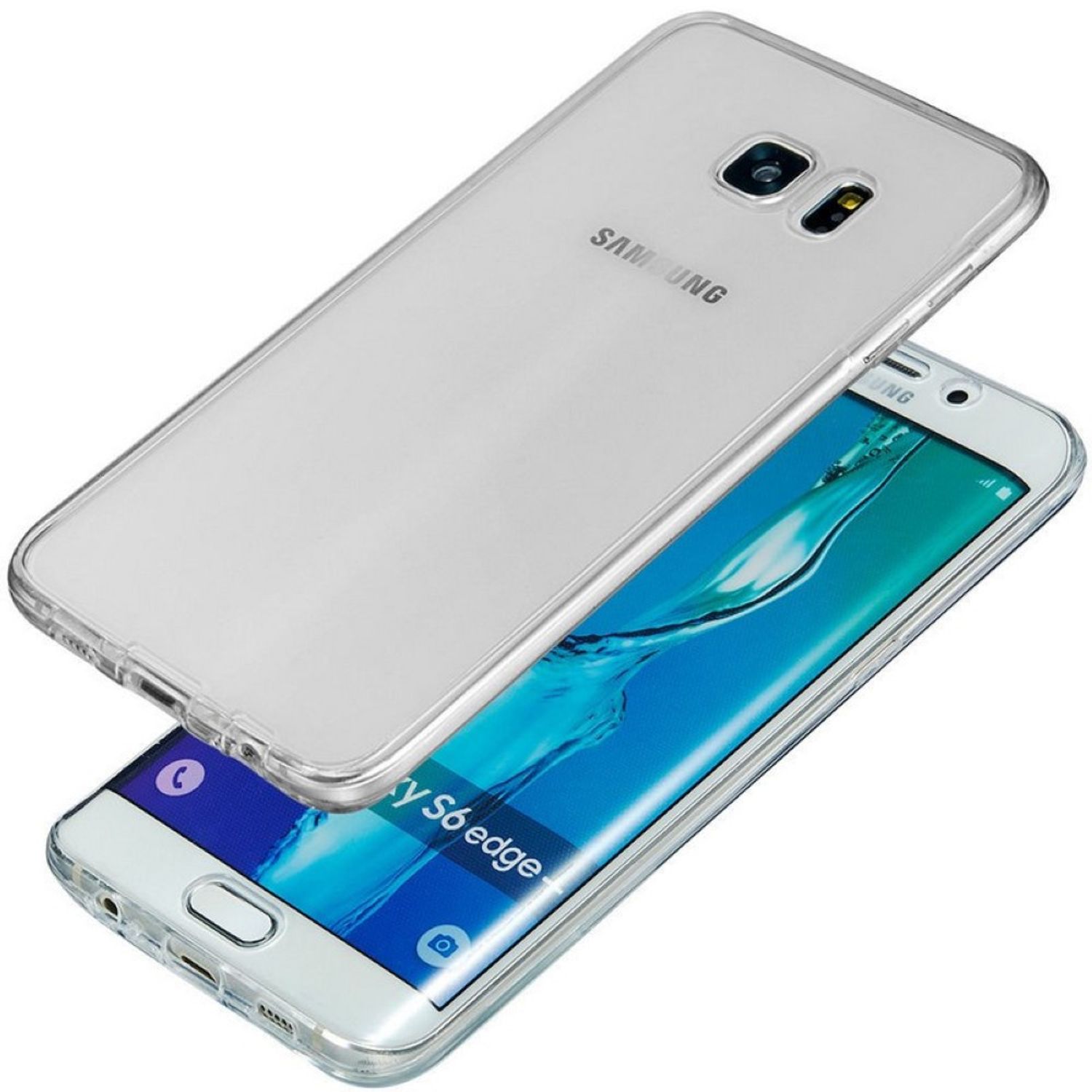 Full TPU Case f&uuml;r Samsung Galaxy Schutz H&uuml;lle Handy Tasche Transparent Cover Neu - Bild 1