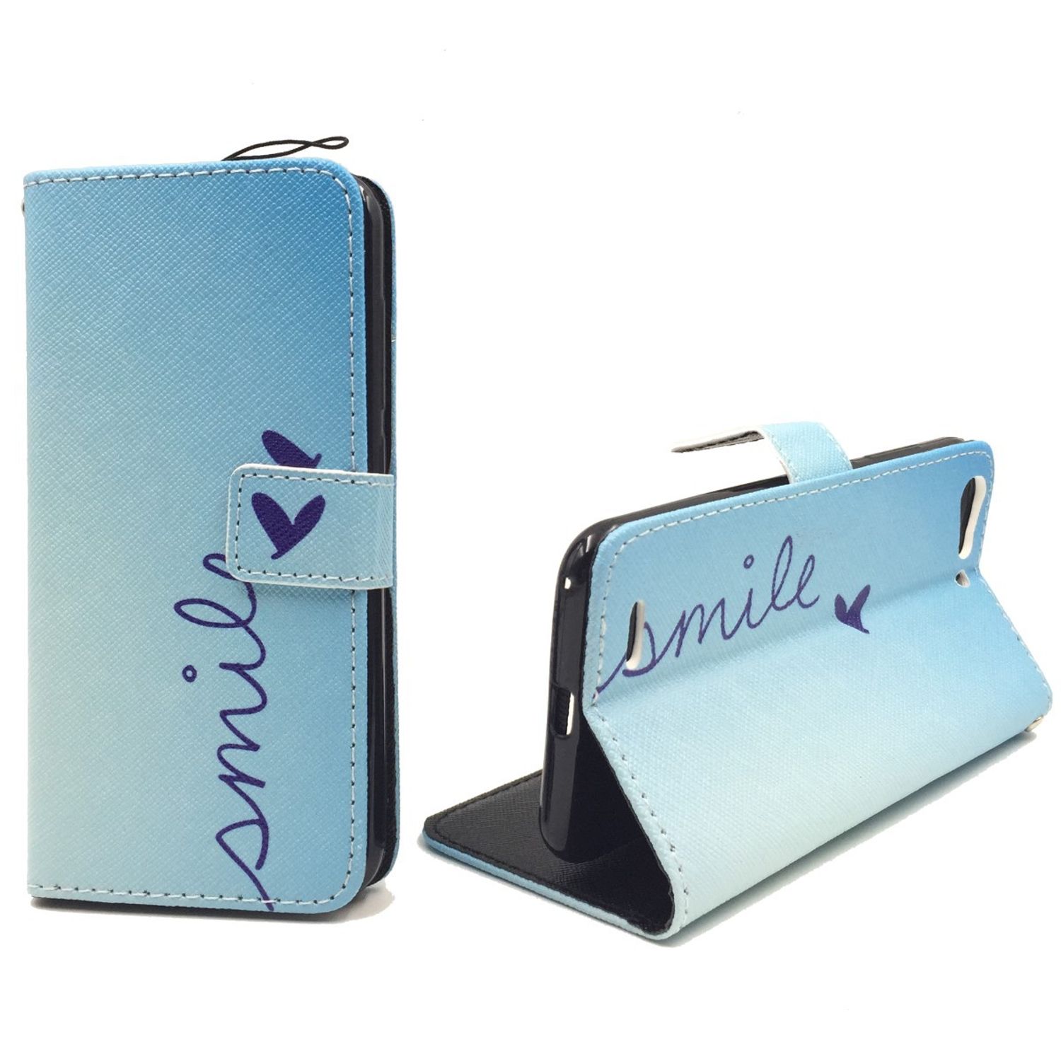 H&uuml;lle Handy Schutz f&uuml;r Samsung Galaxy Tasche Case Cover Wallet Flip Etuis Motiv - Bild 1