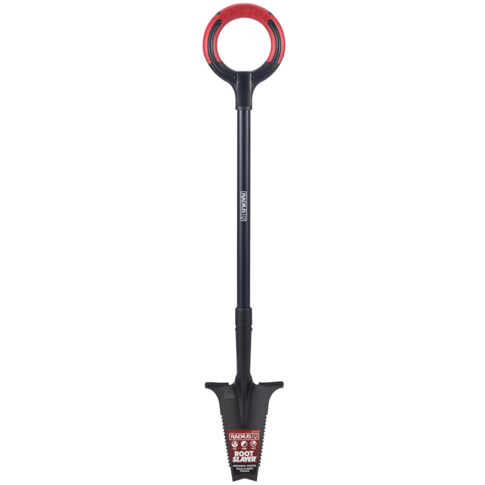 Root Slayer® Radius Garden Wurzelspaten Spaten mit Schneidespitze Root Slayer Beetspaten Pro