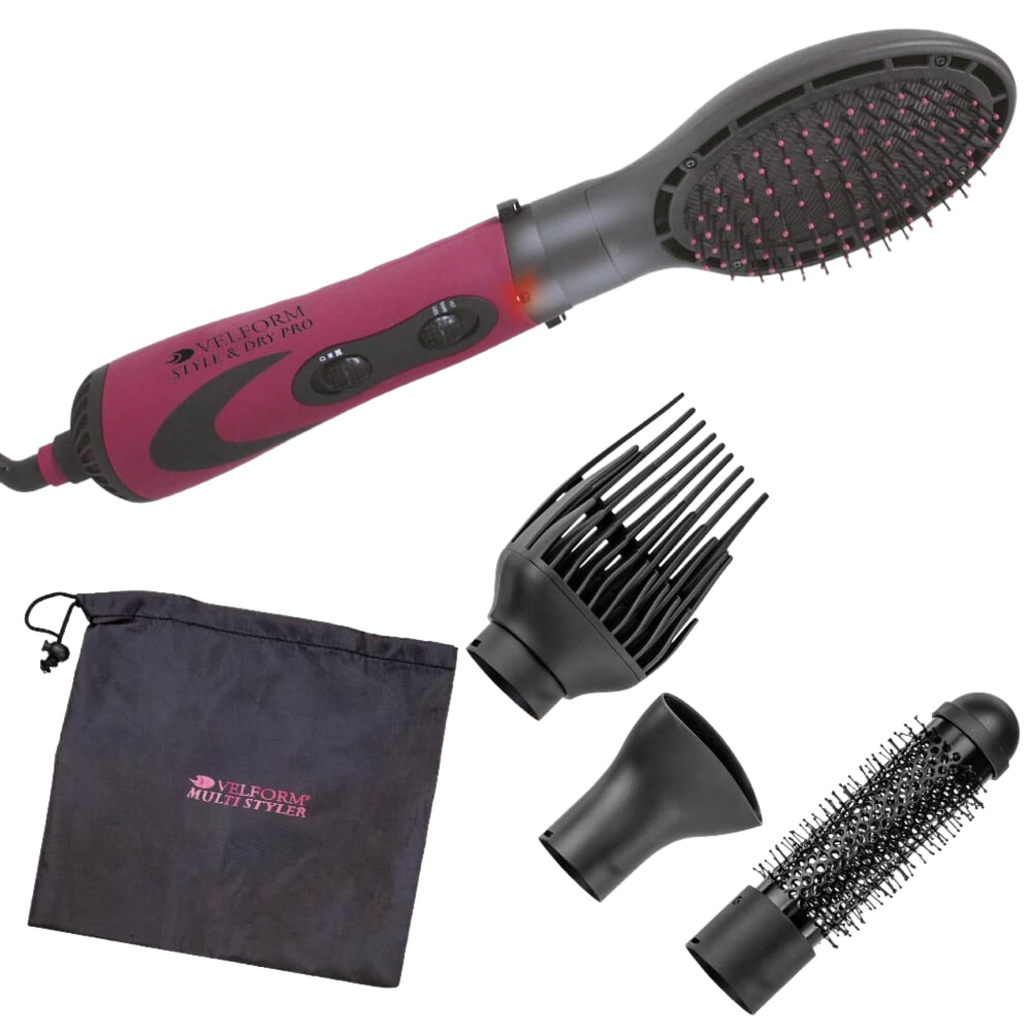 Velform&reg; Warmluftb&uuml;rste - Haartrockner mit Ionen Technologie Style & Dry Pro - Bild 1