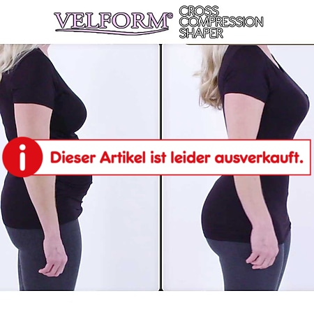 Velform® Miederhose - Miederpants mit hoher Taille, 32-48 Cross
