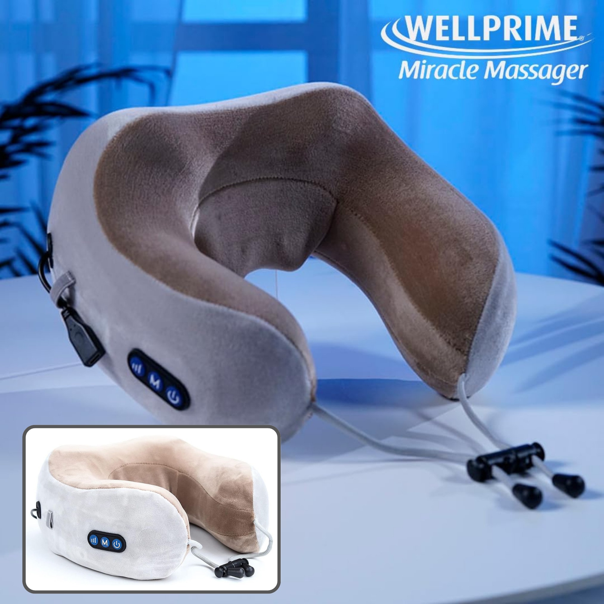 vibrations-massagegerät netto MyBeo Massagestift, elektrisch, Vibration und Wärme, für Wohlbefinden der  Haut main image 0