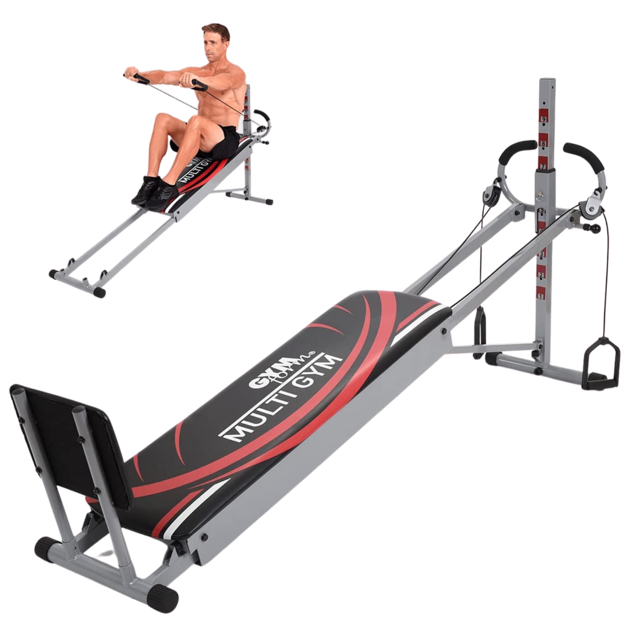 Gymform&reg; Kraftstation klappbar - Liege Heimtrainer - Fitness Bank Multigym - Bild 1