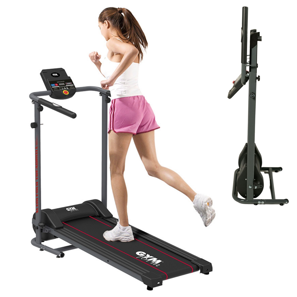 Gymform&reg; Laufband f&uuml;r Zuhause klappbar bis 12 km/h Slim Fold Treadmill PRO - Bild 1