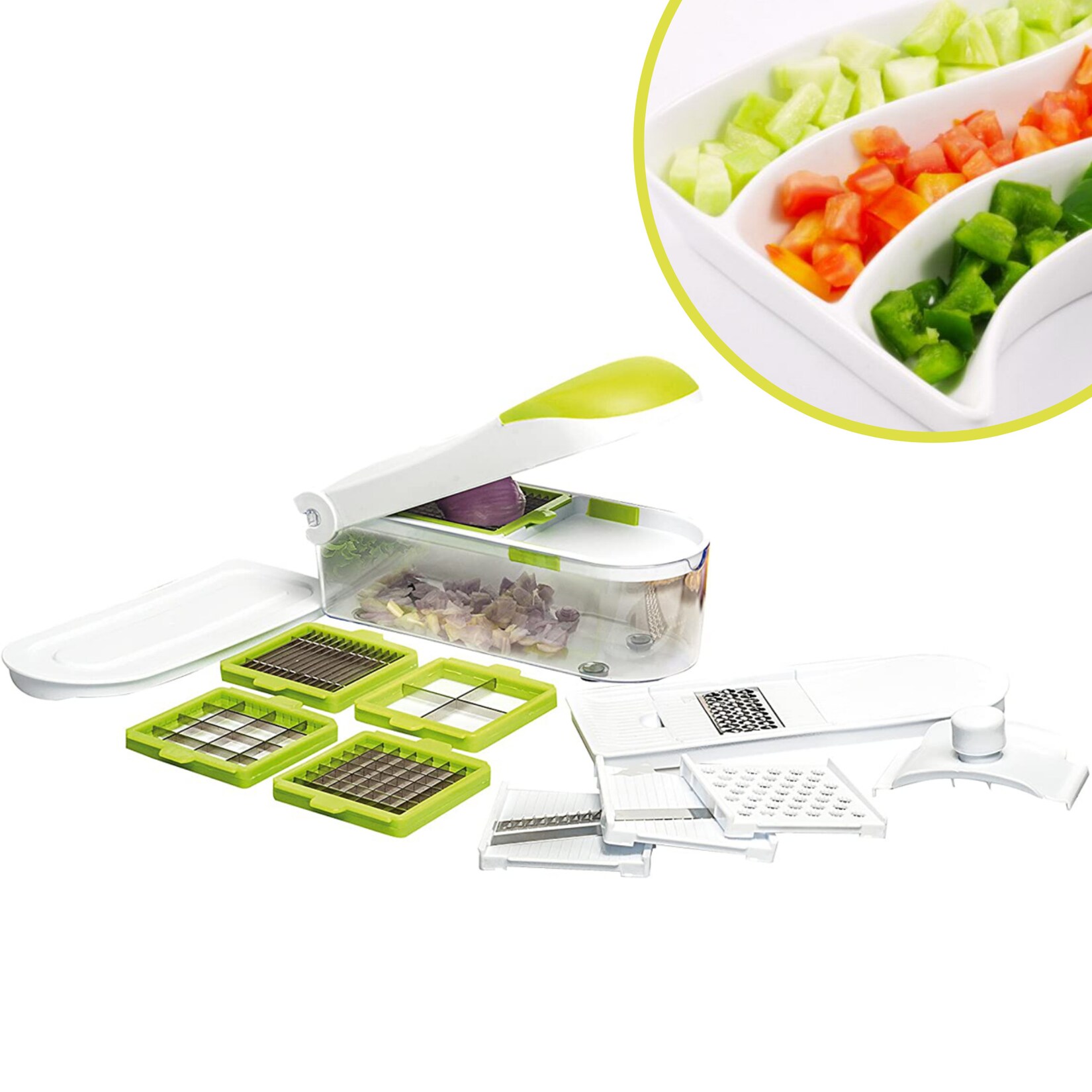 Best Direct® Gemüseschneider und Obstschneider Dicer Express | 00644812023101