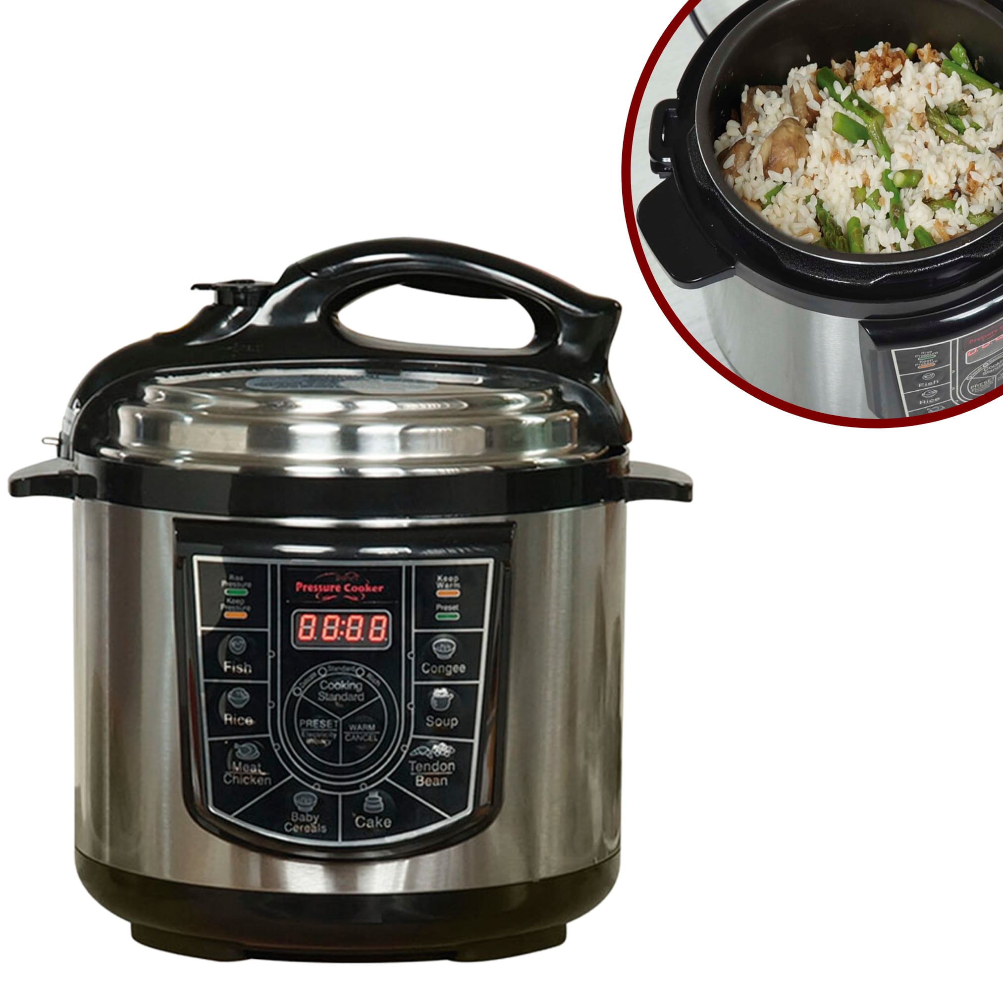Starlyf&reg; Multikocher - Schnellkochtopf - Reiskocher edelstahl Pressure Cooker - Bild 1