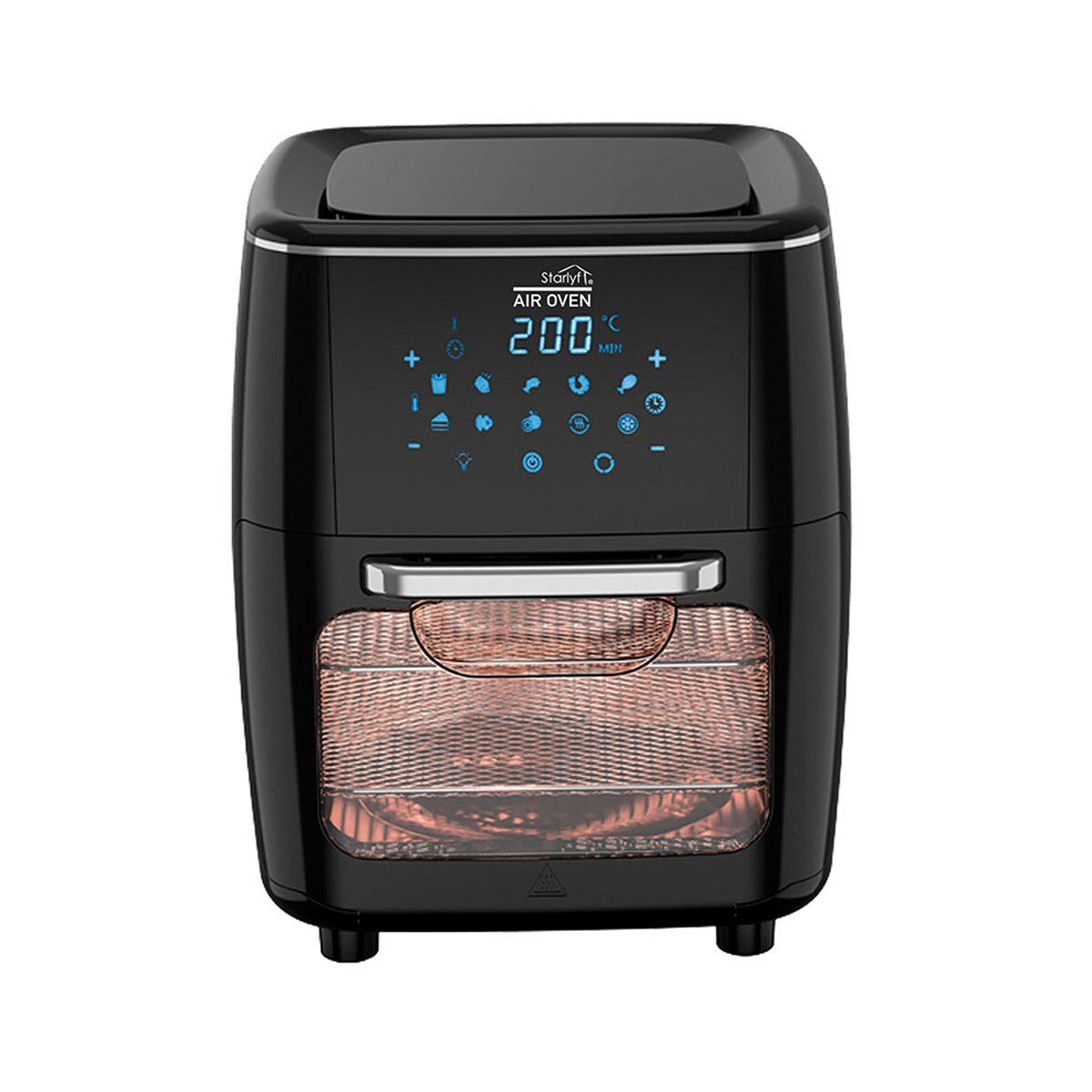 Starlyf® Heißluftfritteuse XL mit Drehspieß - Backofen & Fritteuse Air Oven 3in1