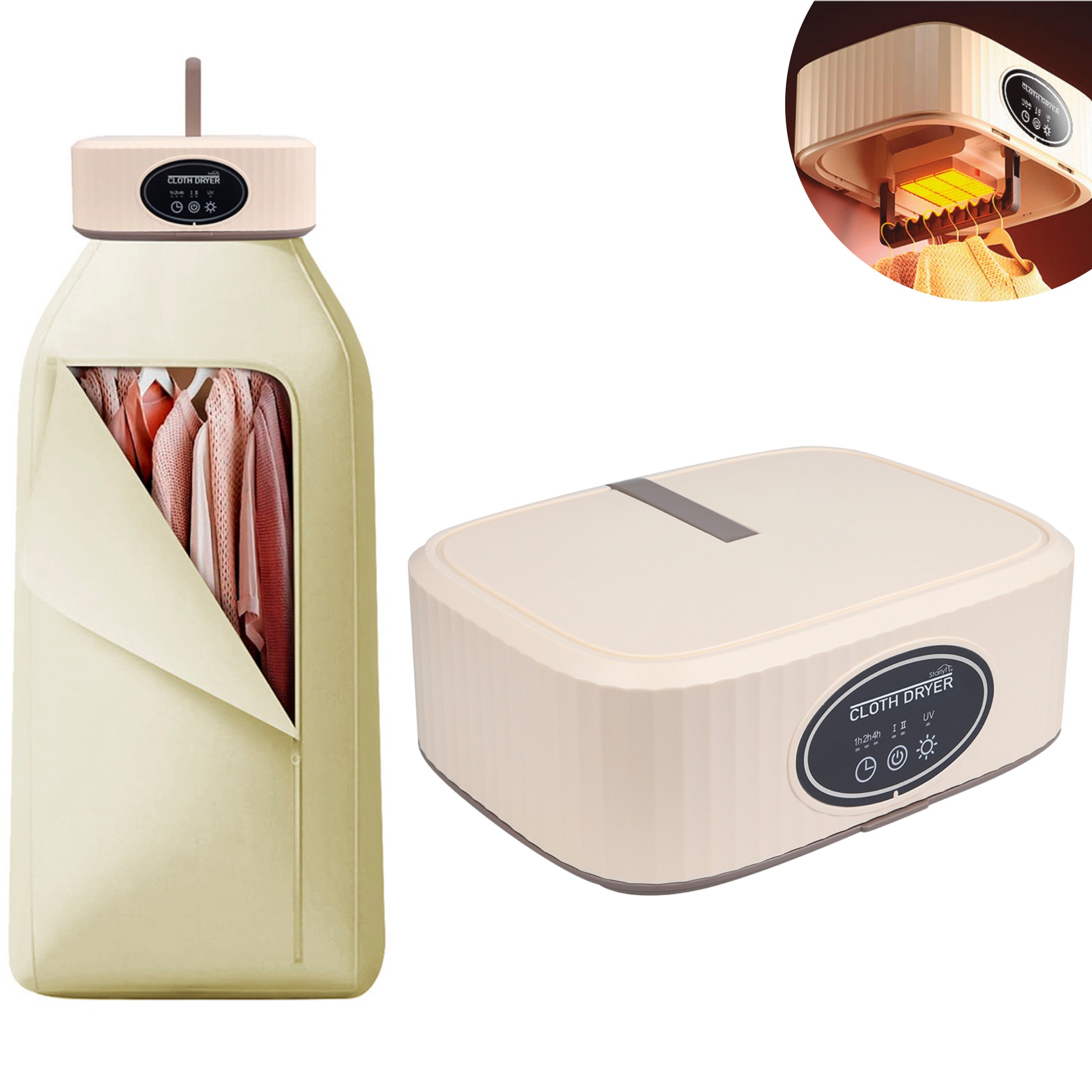 Starlyf&reg; Elektrischer W&auml;schetrockner, klein und schmal zum Anh&auml;ngen Cloth Dryer - Bild 1