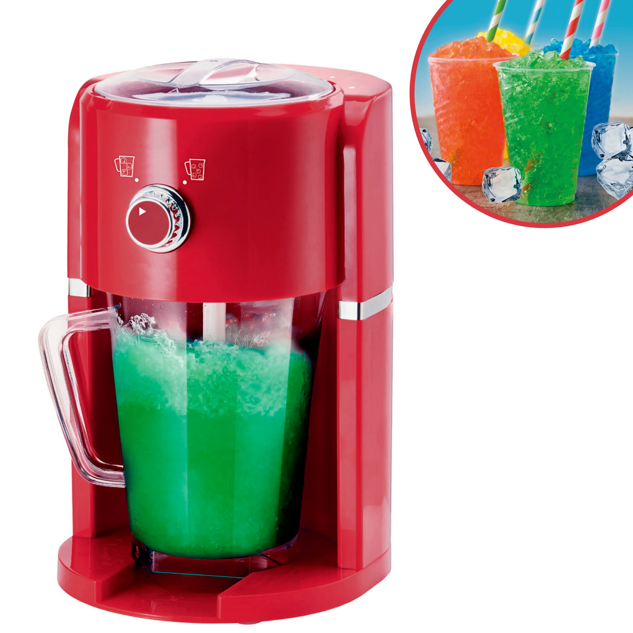 Best Direct&reg; Slush Eis Maschine - Eiscrusher - 2 Modi -Retro Design Chef O Matic Frozen Drinks - Bild 1