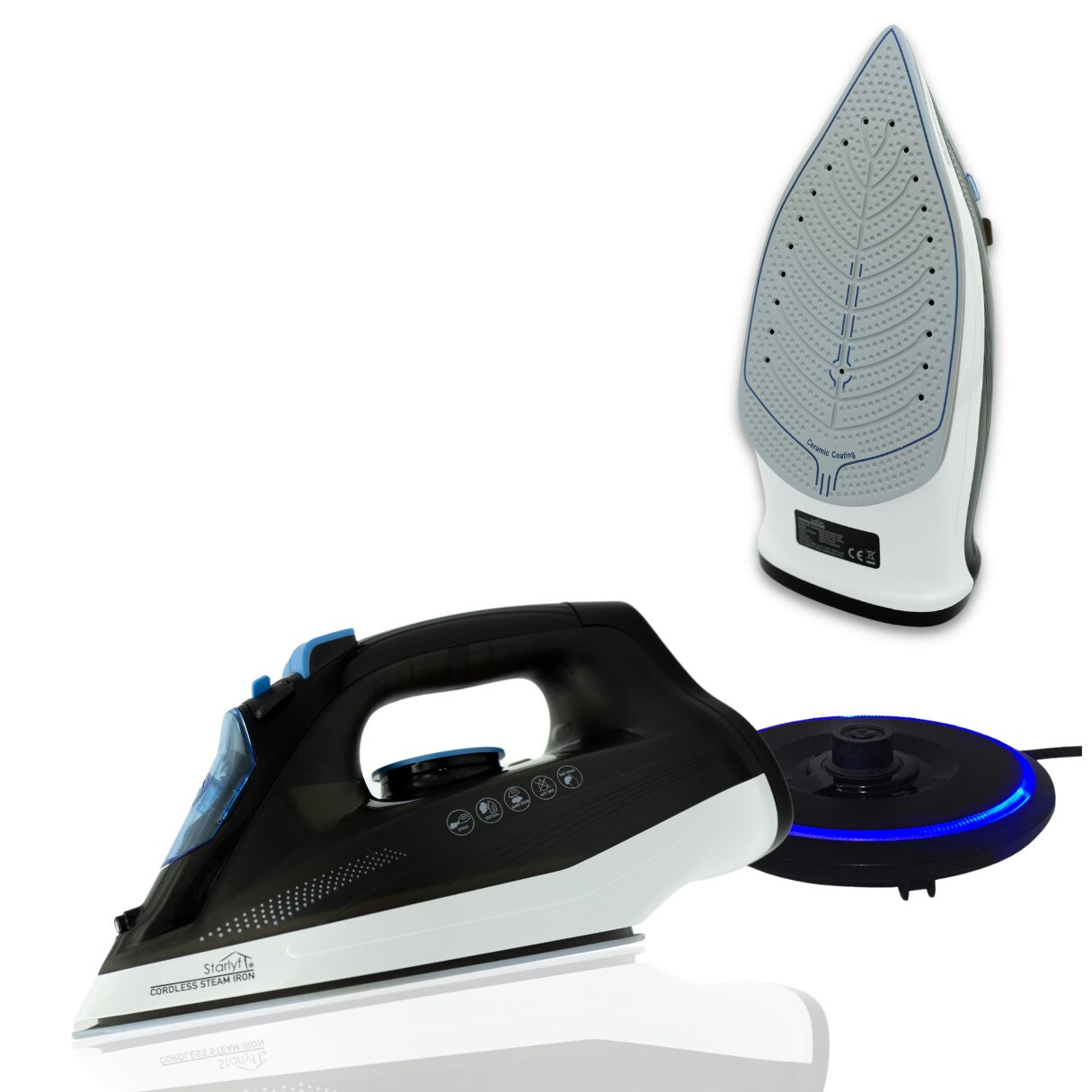 Starlyf Bügeleisen kabellos Dampfbügeleisen Cordless Steam Iron