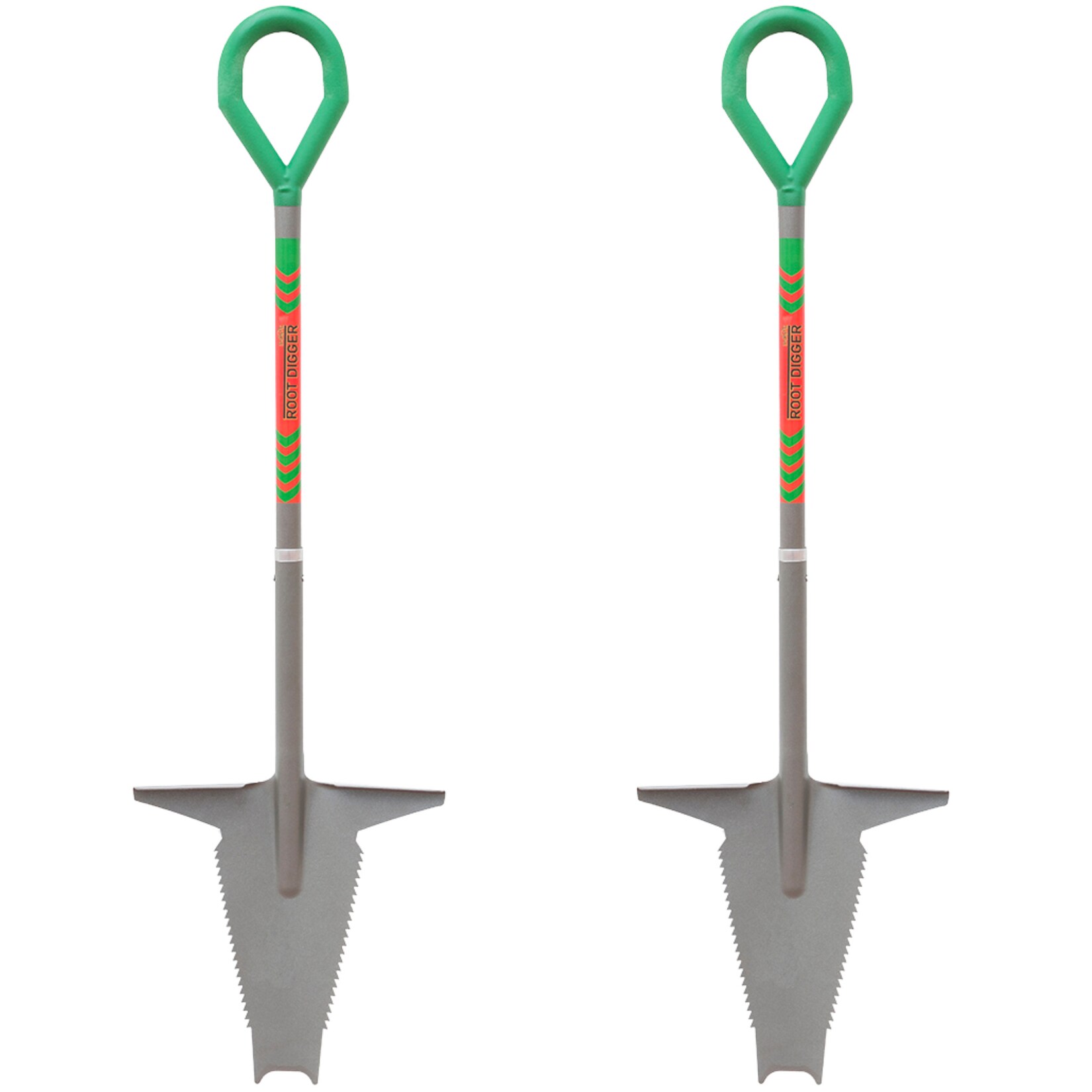 ® Wurzelspaten - Aus einem Guss - Spaten mit Säge Root Digger