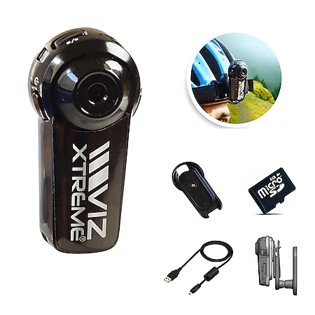 Best Direct® Mini Outdoor - Action Kamera mit Halterungen Viz Xtreme® + Action Kit Set - Bild 1