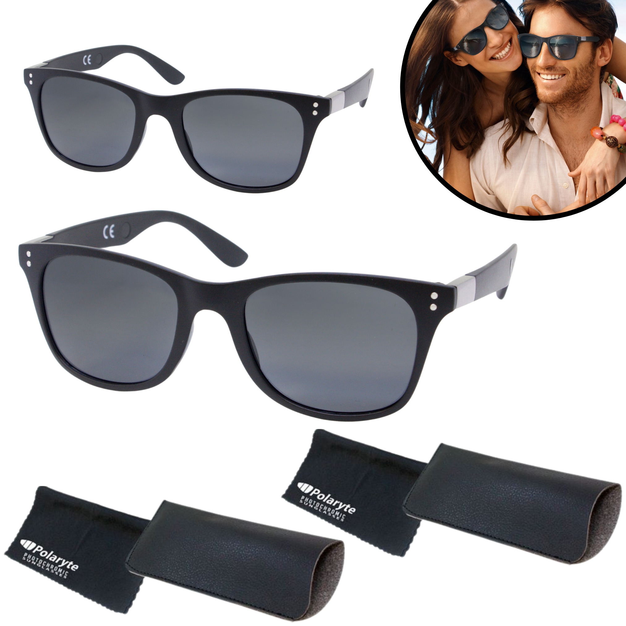 Best Direct&reg; polarisierte Sonnenbrille UV 400 f&uuml;r Damen und Herren Polaryte Photocromic - Bild 1