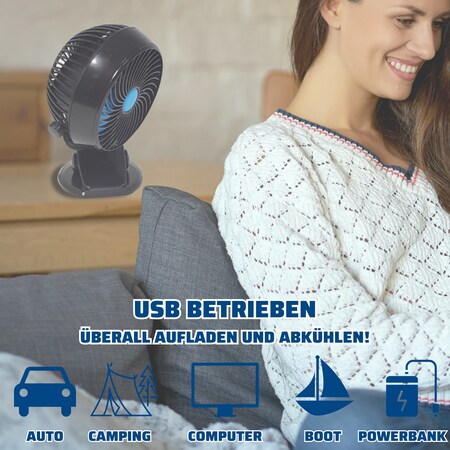 Starlyf® Mini Akku Ventilator - Miniventilator Fast Fan online kaufen bei  Netto
