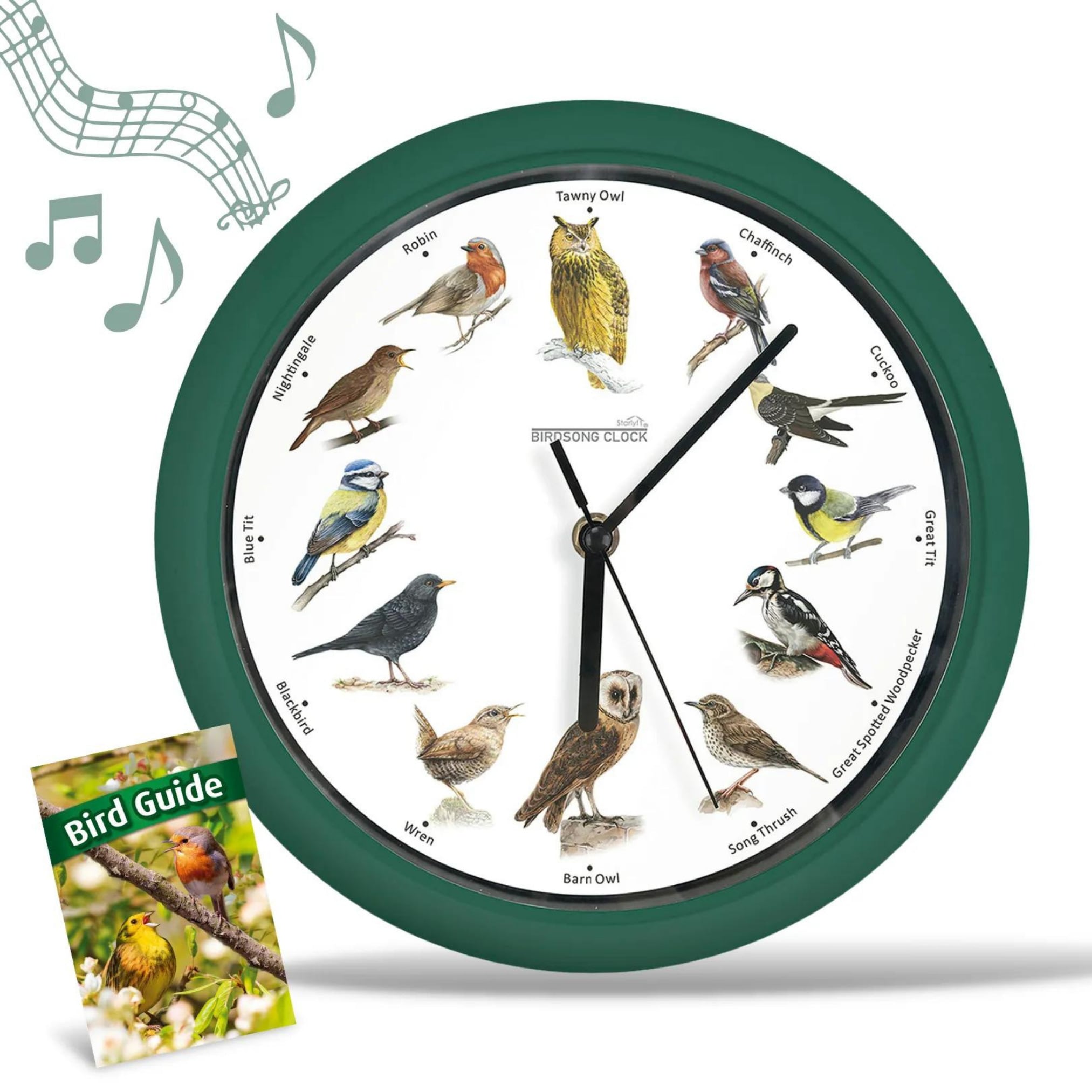 Starlyf&reg; Wanduhr - Uhr mit nat&uuml;rlichen Vogelstimmen Birdsong Clock - Bild 1