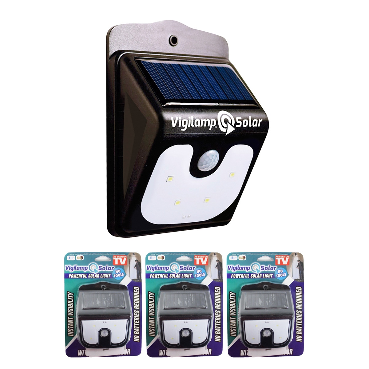 Best Direct&reg; Solarleuchte - Au&szlig;en Leuchte mit Bewegungsmelder Vigilamp Solar - Bild 1