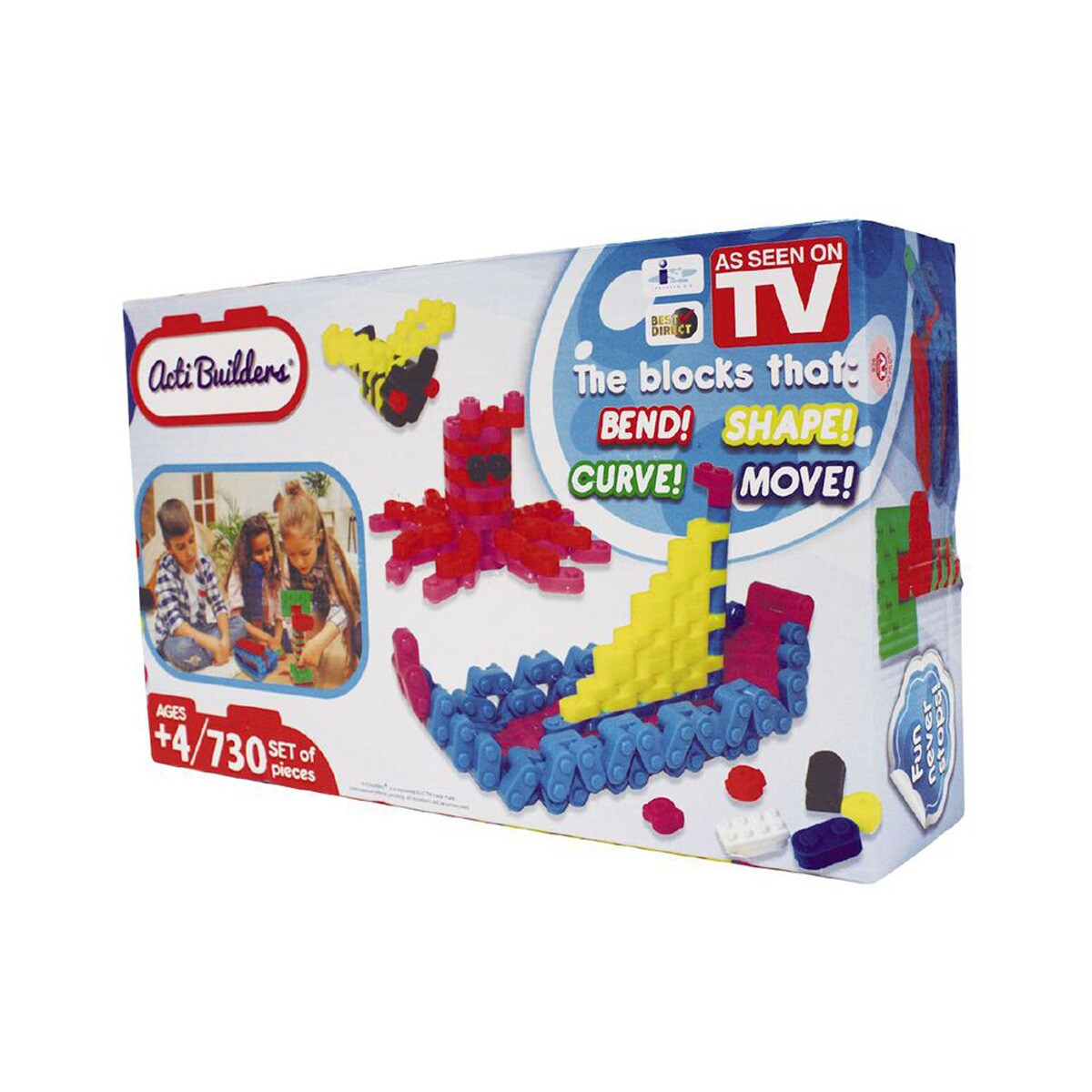 Acti Builders&reg; flexible Steckbausteine 730 Teile Acti Builders - Bild 1