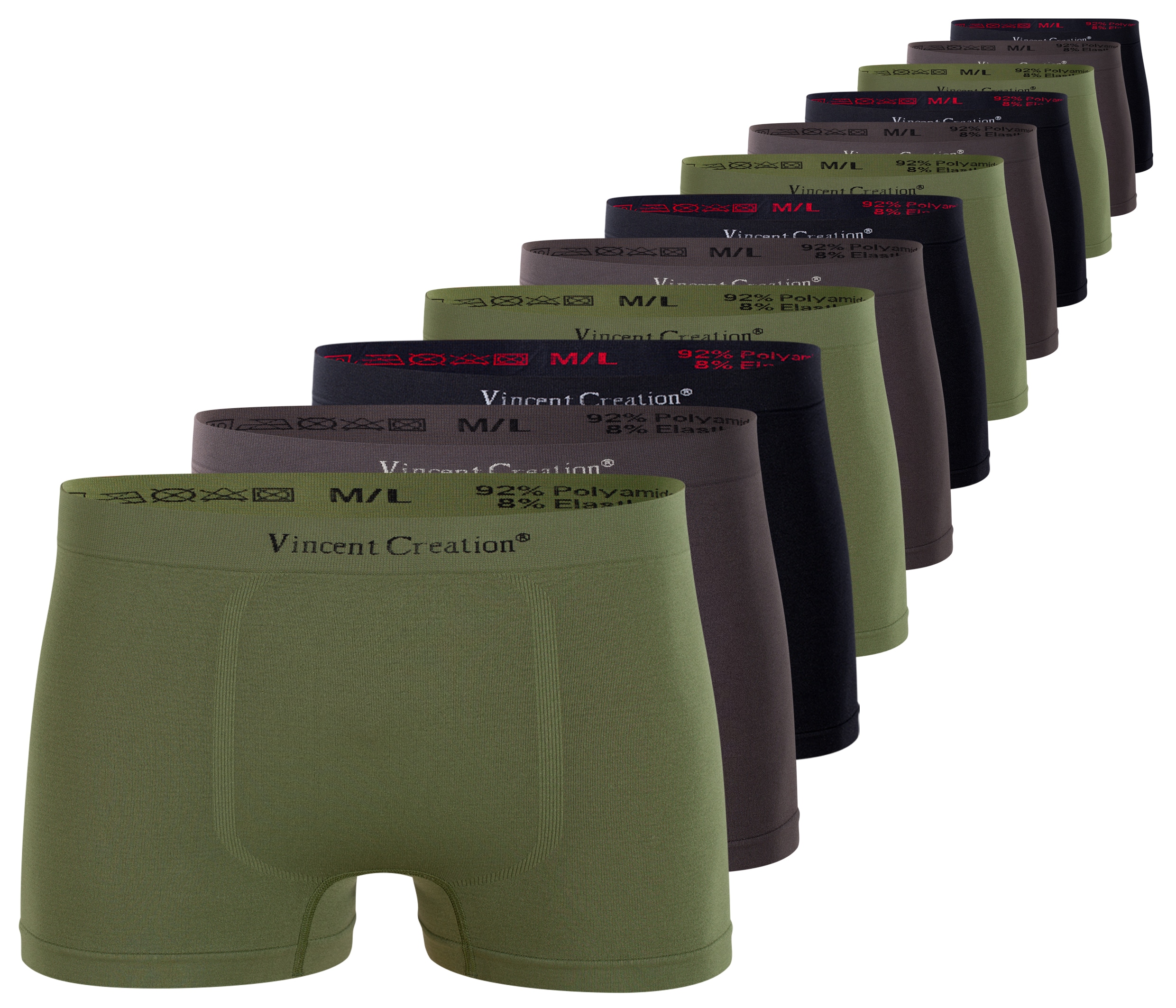 Vincent Creation&reg; Boxershorts 12er Pack, Microfaser - Seamless - Bild 1