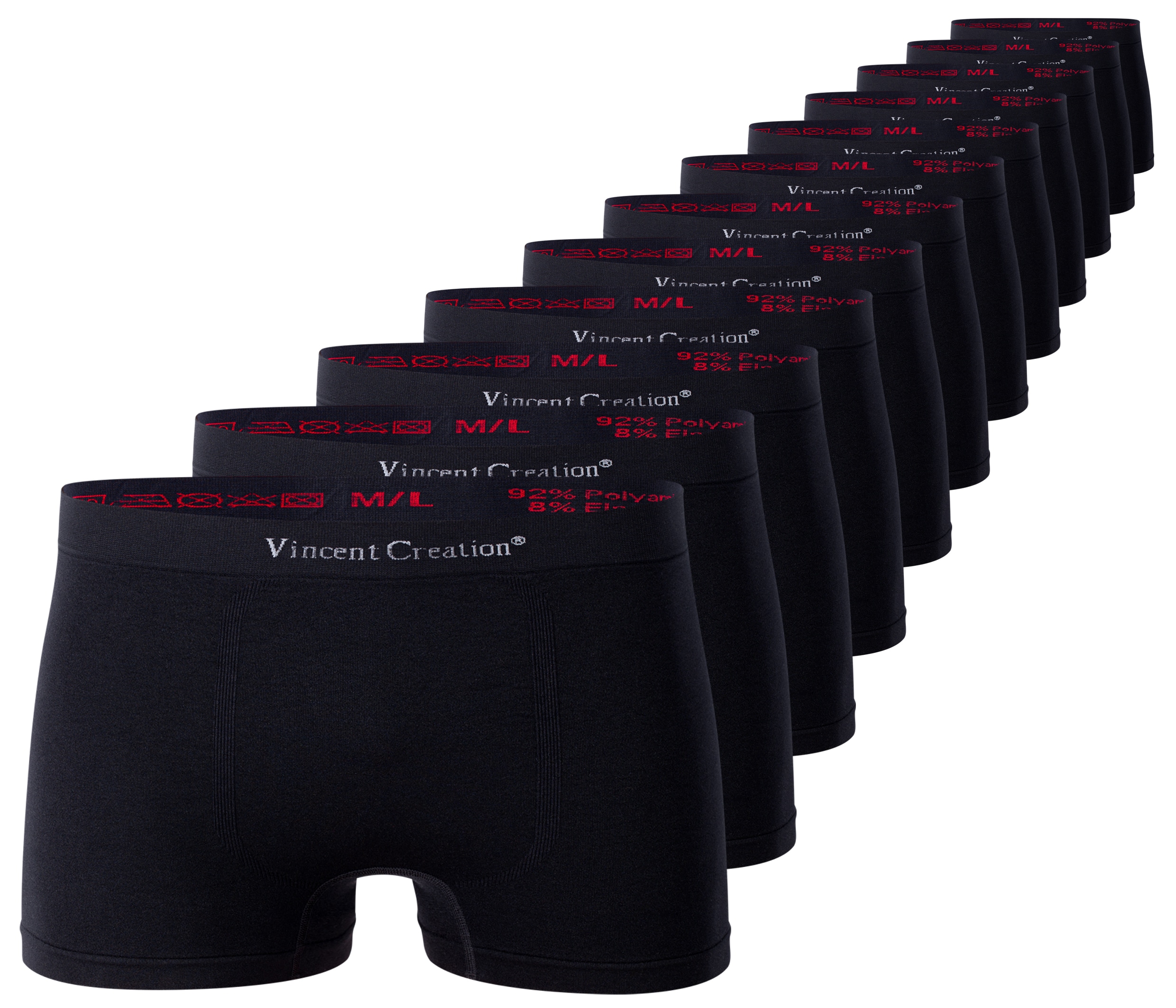 Vincent Creation&reg; Boxershorts 12er Pack, Microfaser - Seamless - Bild 1
