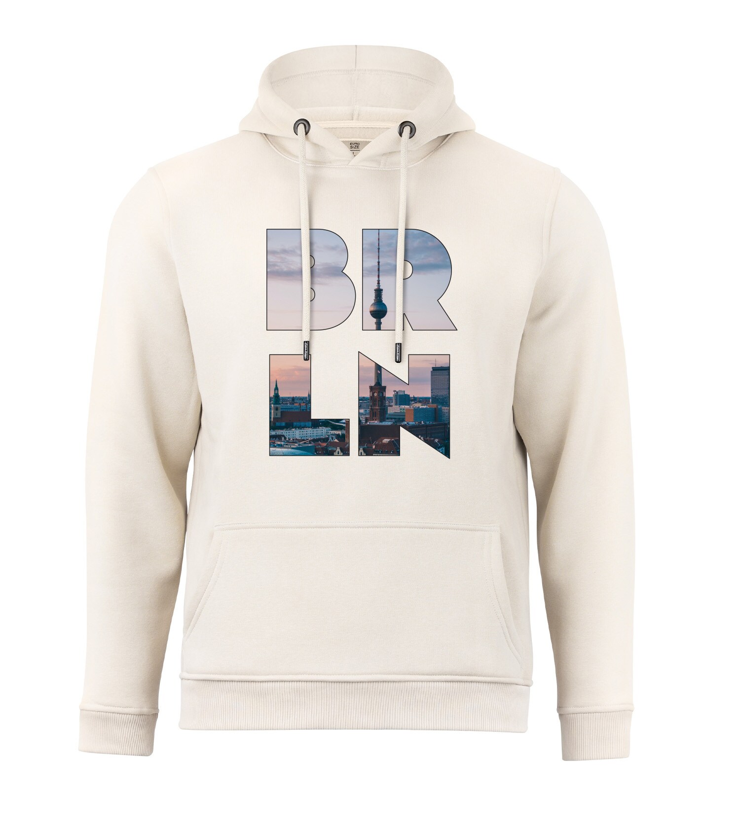 Cotton Prime&reg; Hoodie Skyline Berlin - Weltenbummler Kollektion - Bild 1