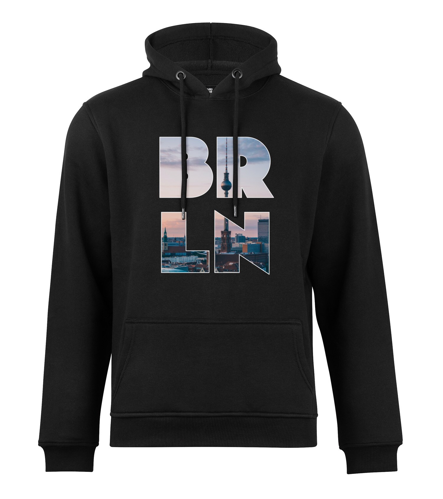 Cotton Prime&reg; Hoodie Skyline Berlin - Weltenbummler Kollektion - Bild 1