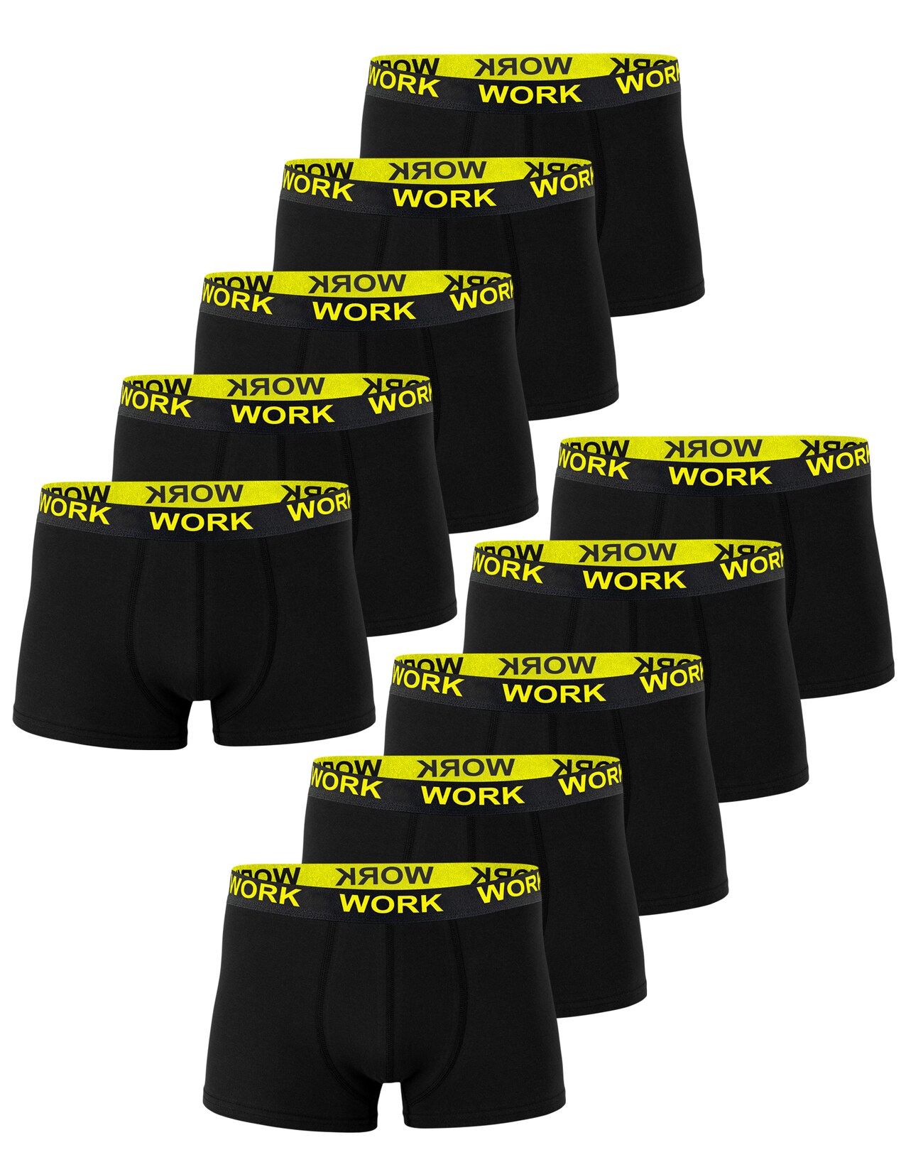 Cotton Prime® 10er Pack Boxershorts Hipster WORK | 04255664202857