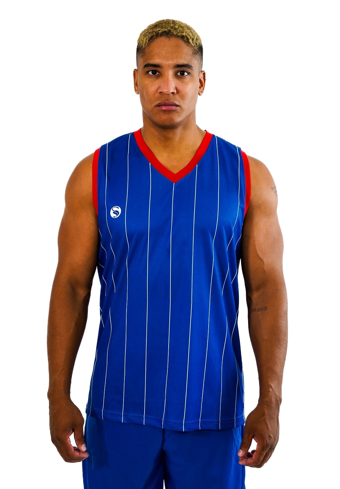 Stark Soul&reg; Sport Shirt "Pinstripes" &Auml;rmeloses Tank Top - Bild 1