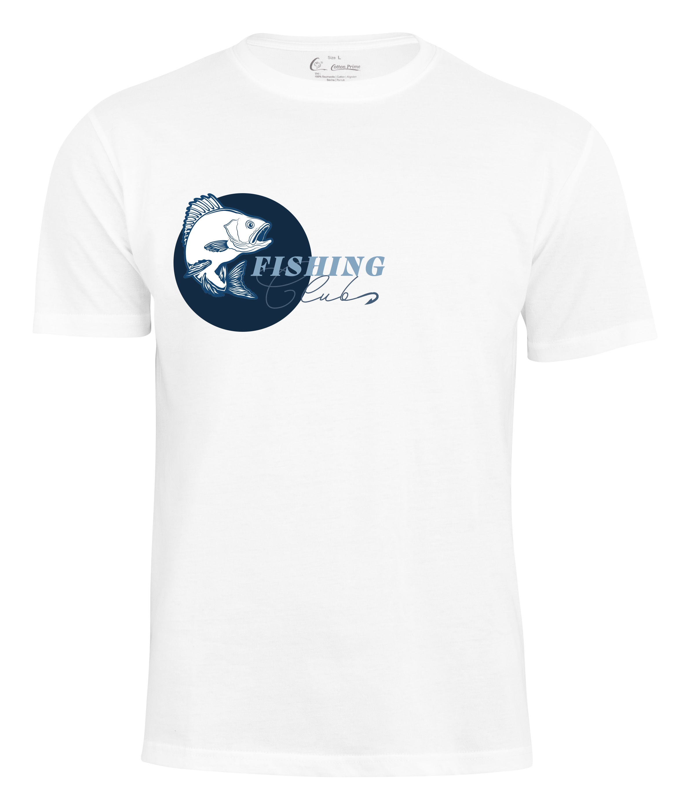 Cotton Prime&reg; T-Shirt Fishing Club - Angler-Shirt - Bild 1