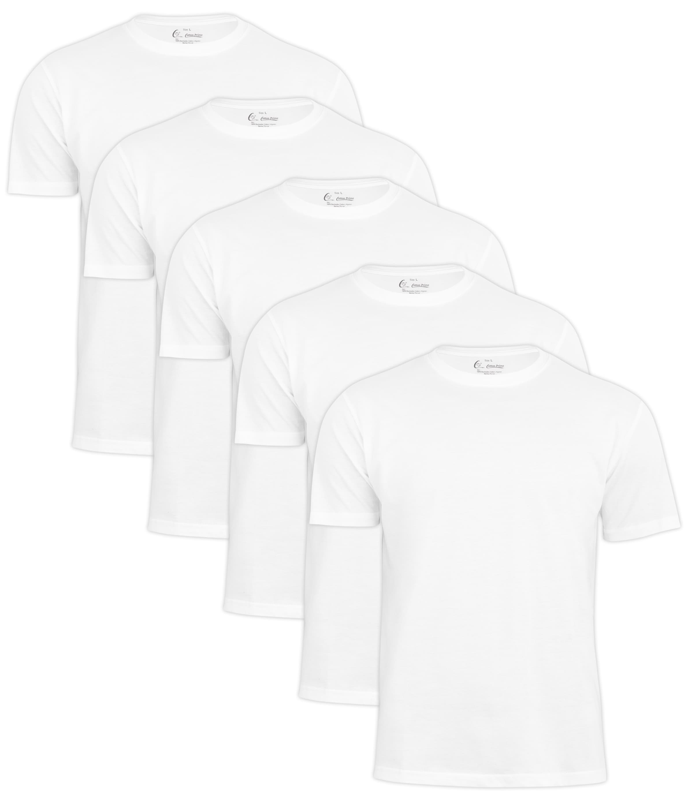Cotton Prime&reg; 5er Pack T-Shirt Basic O-Neck - Bild 1