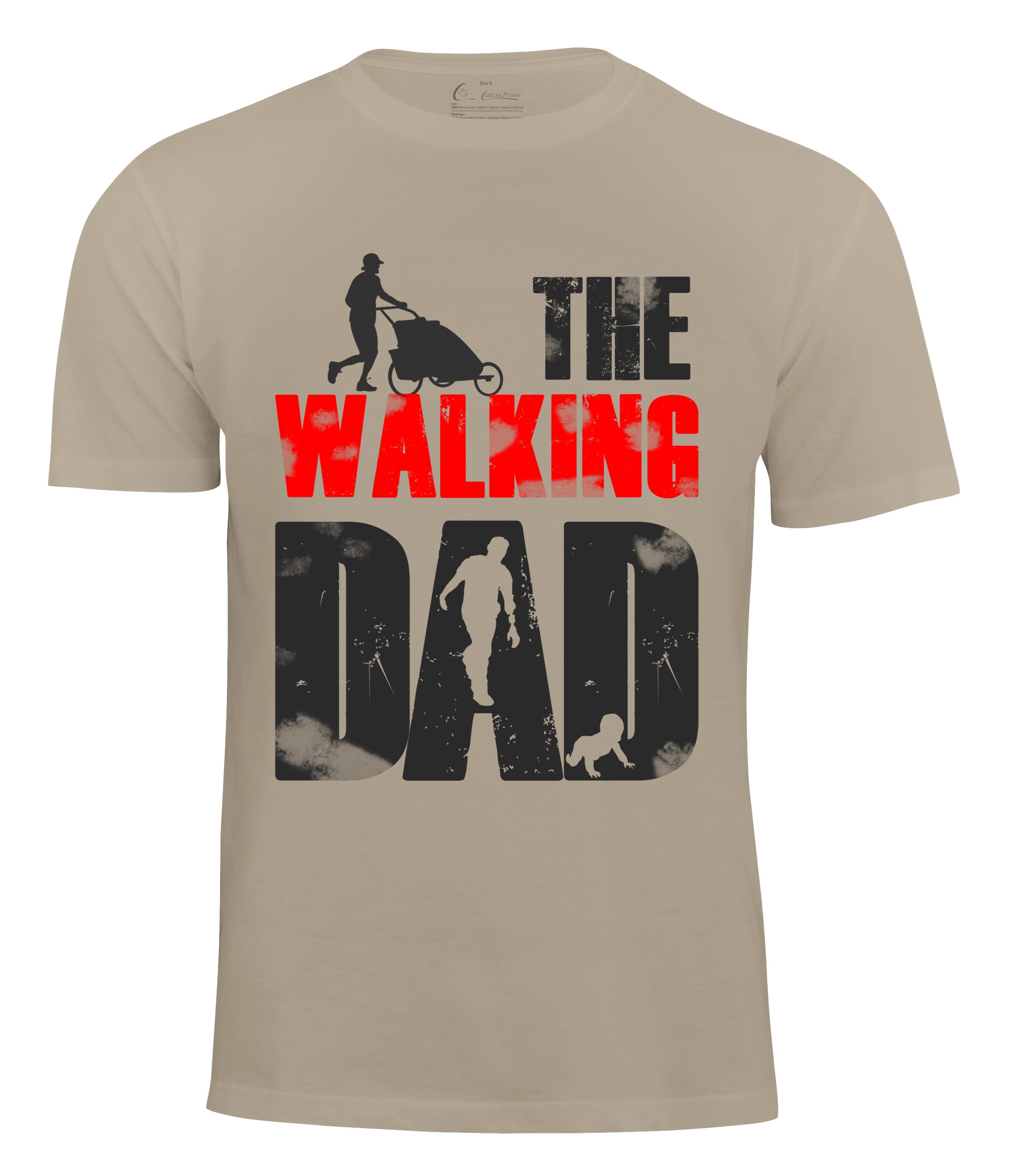 Cotton Prime&reg; Fun-Shirt "THE WALKING DAD" - Bild 1