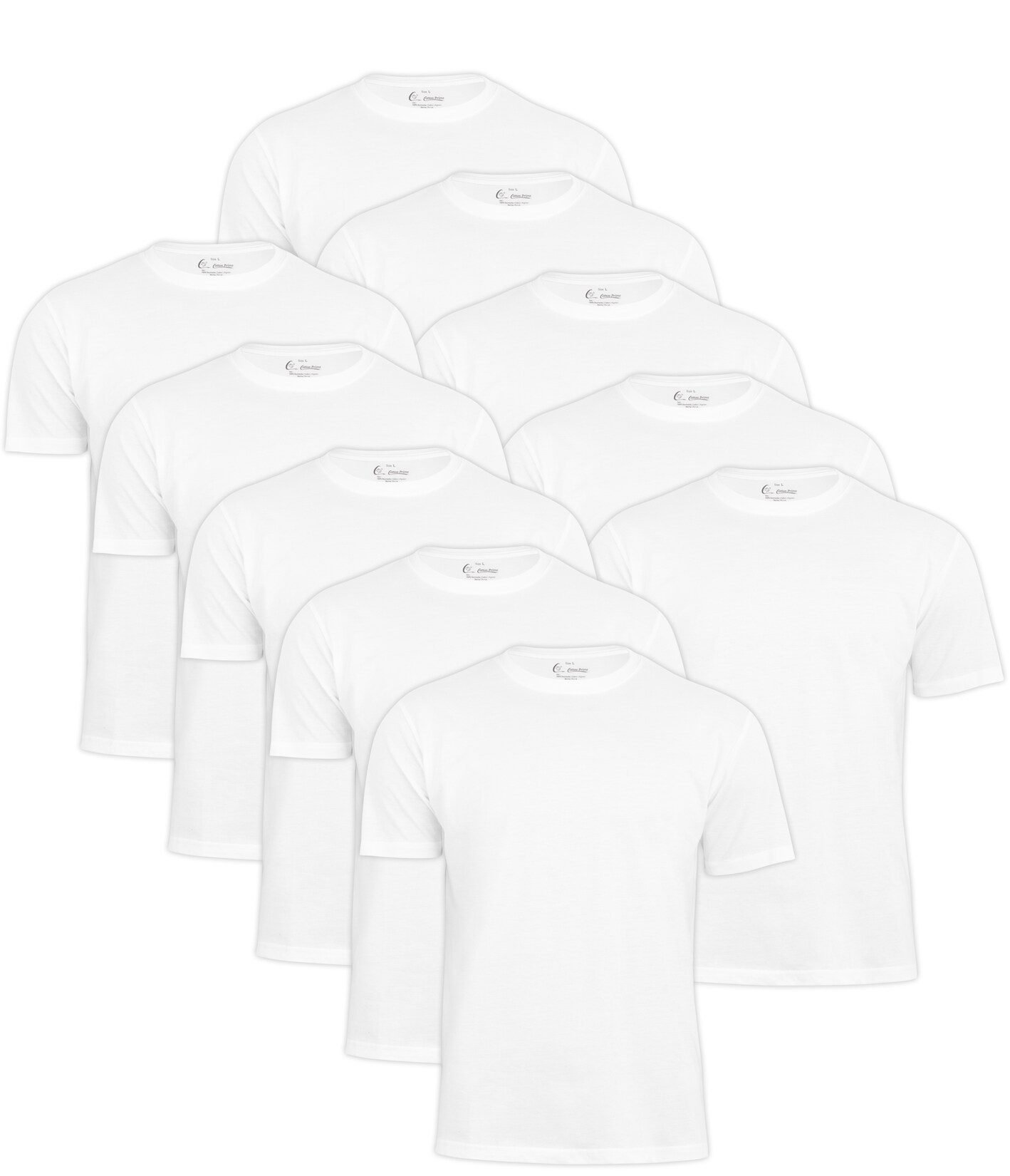Cotton Prime® 10er Pack T-Shirt Basic O-Neck