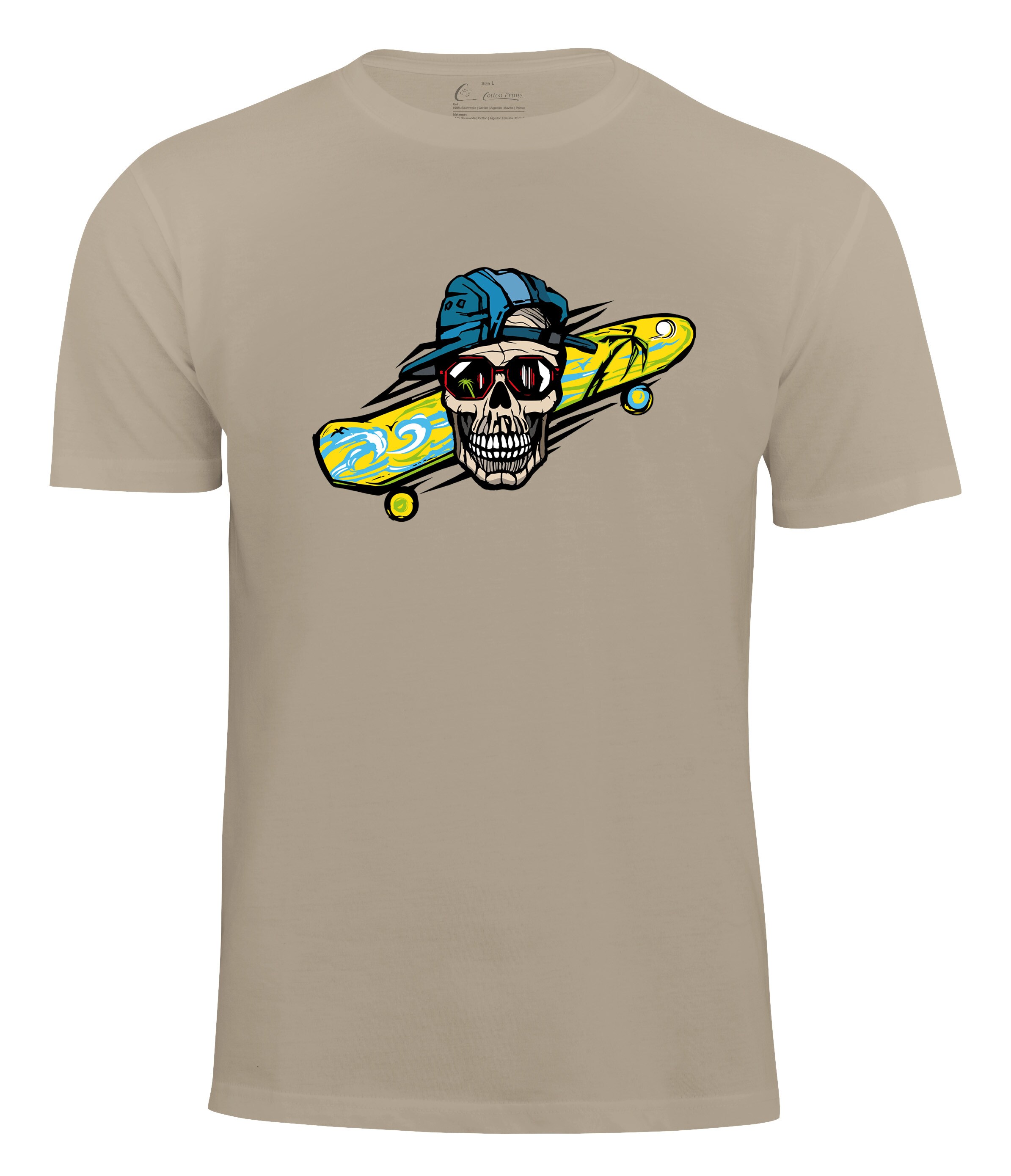 Cotton Prime&reg; T-Shirt Summer Skull - Bild 1