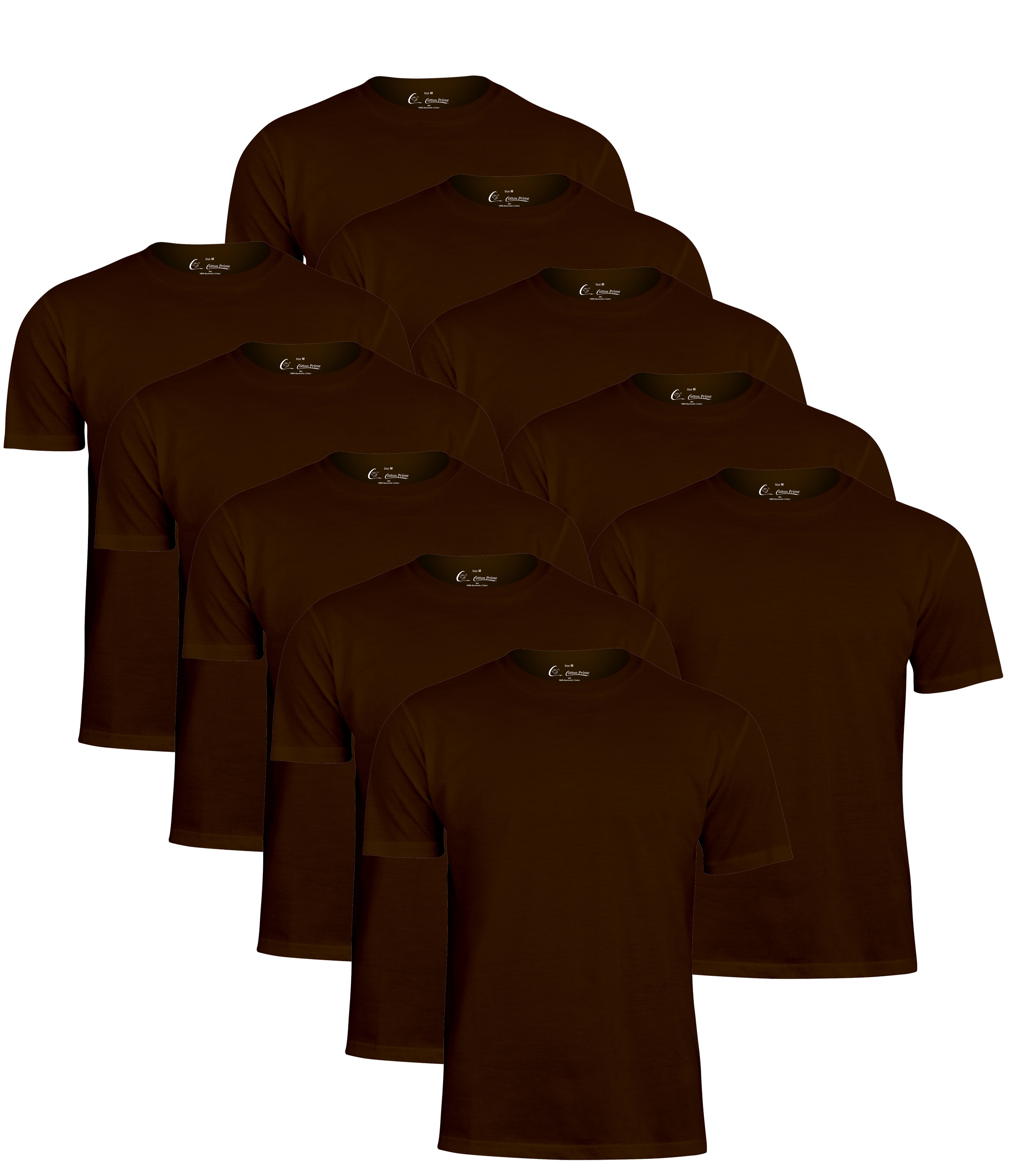 Cotton Prime&reg; 10er Pack T-Shirt Basic O-Neck - Bild 1