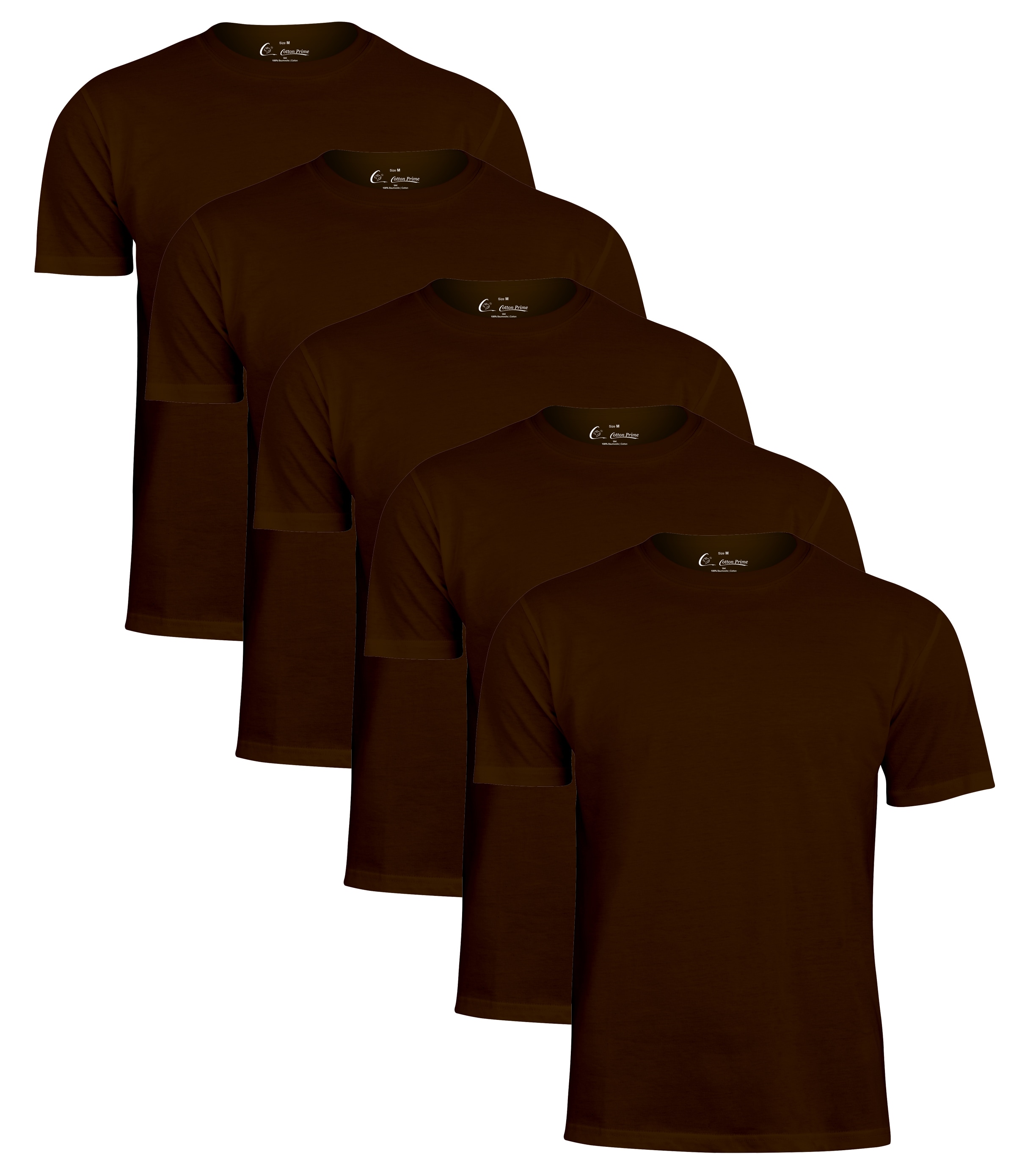Cotton Prime&reg; 5er Pack T-Shirt Basic O-Neck - Bild 1