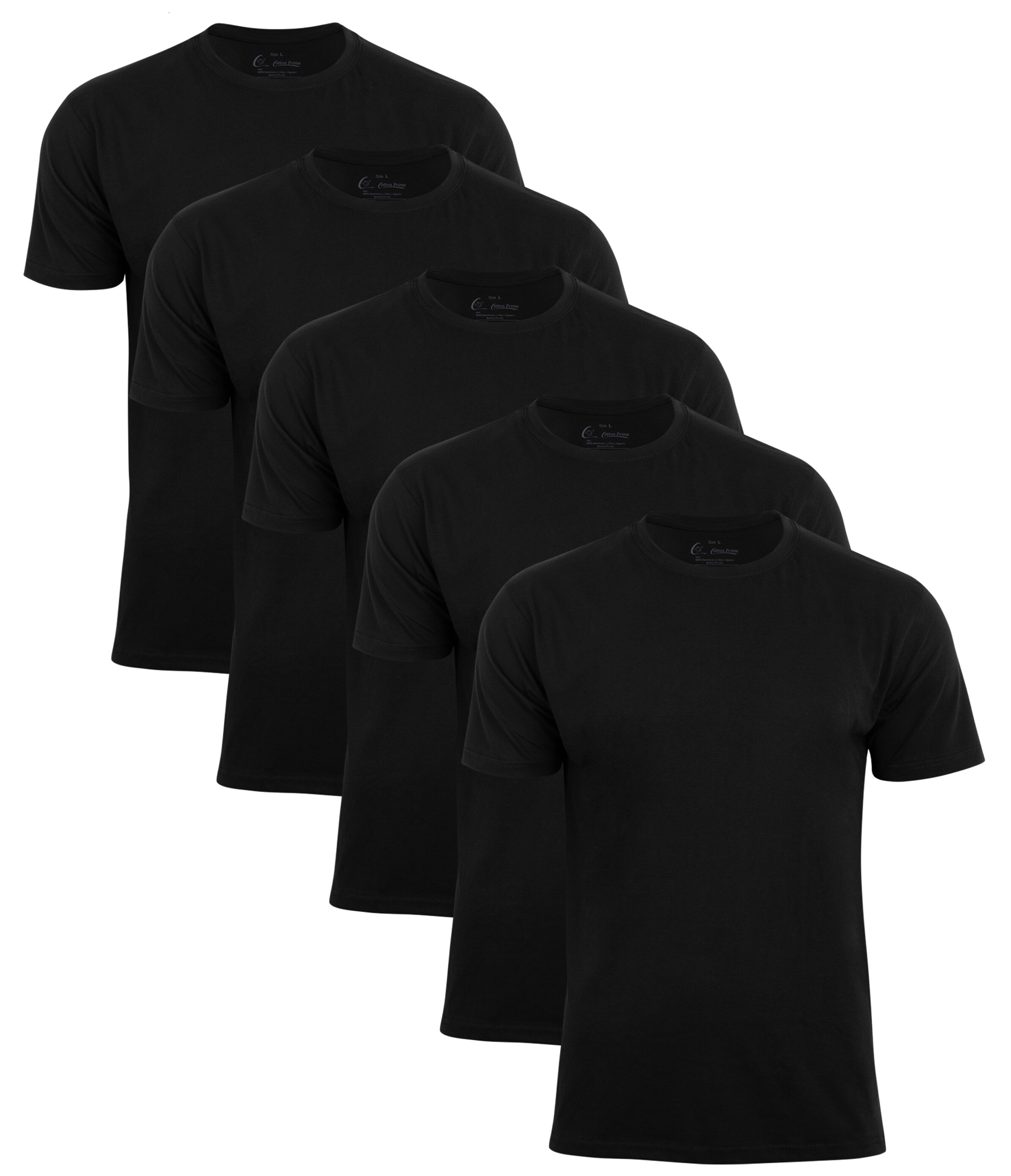 Cotton Prime&reg; 5er Pack T-Shirt Basic O-Neck - Bild 1