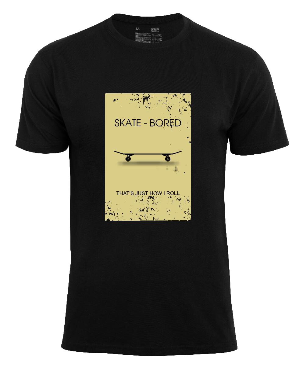 Cotton Prime&reg; T-Shirt Skateboards "Skate-Bored" - Bild 1