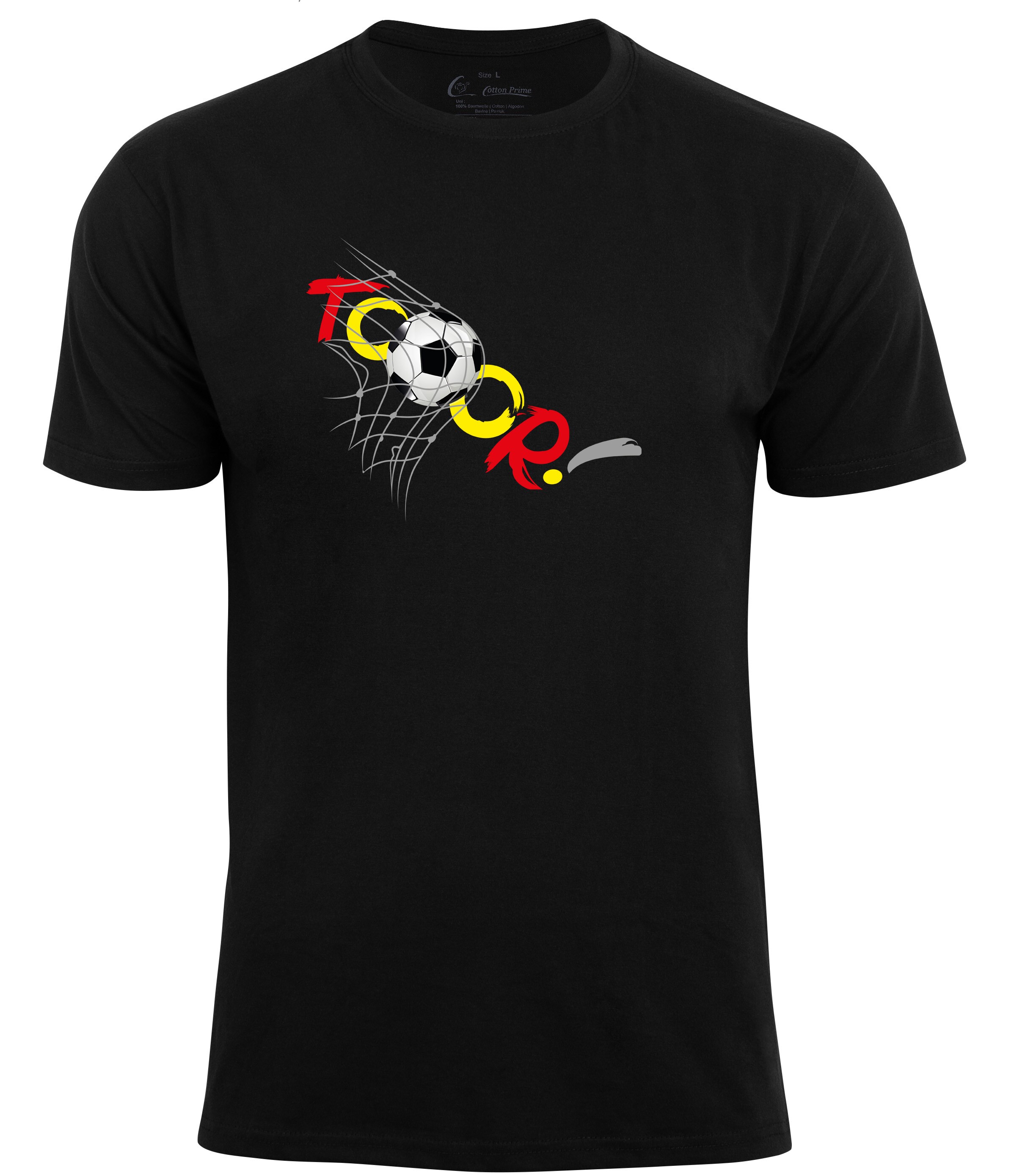 Cotton Prime&reg; T-Shirt Fu&szlig;ball Goal - Bild 1