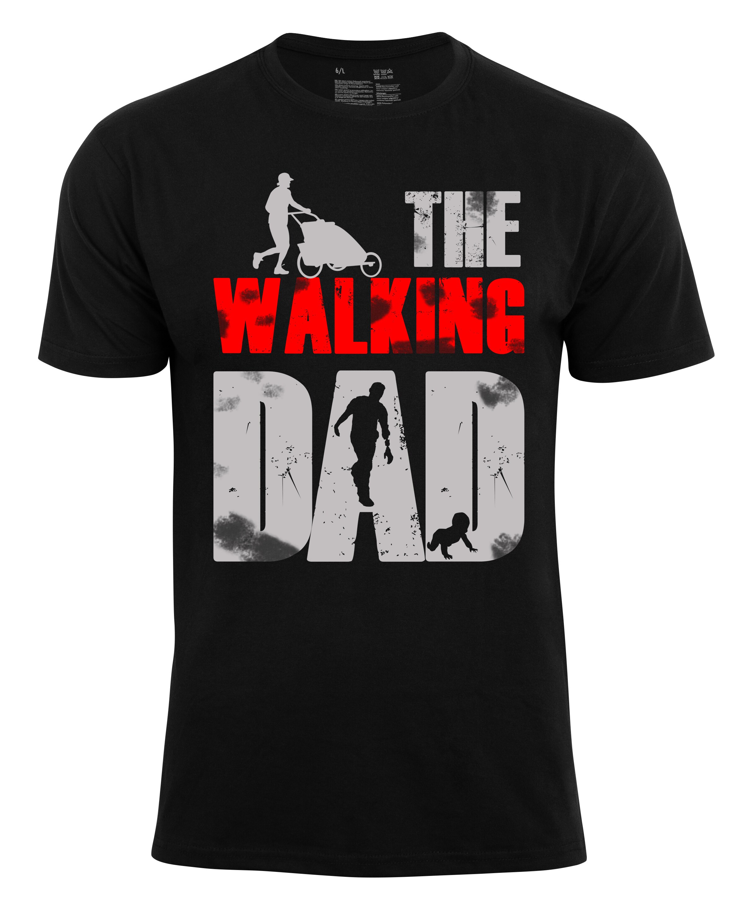Cotton Prime&reg; Fun-Shirt "THE WALKING DAD" - Bild 1