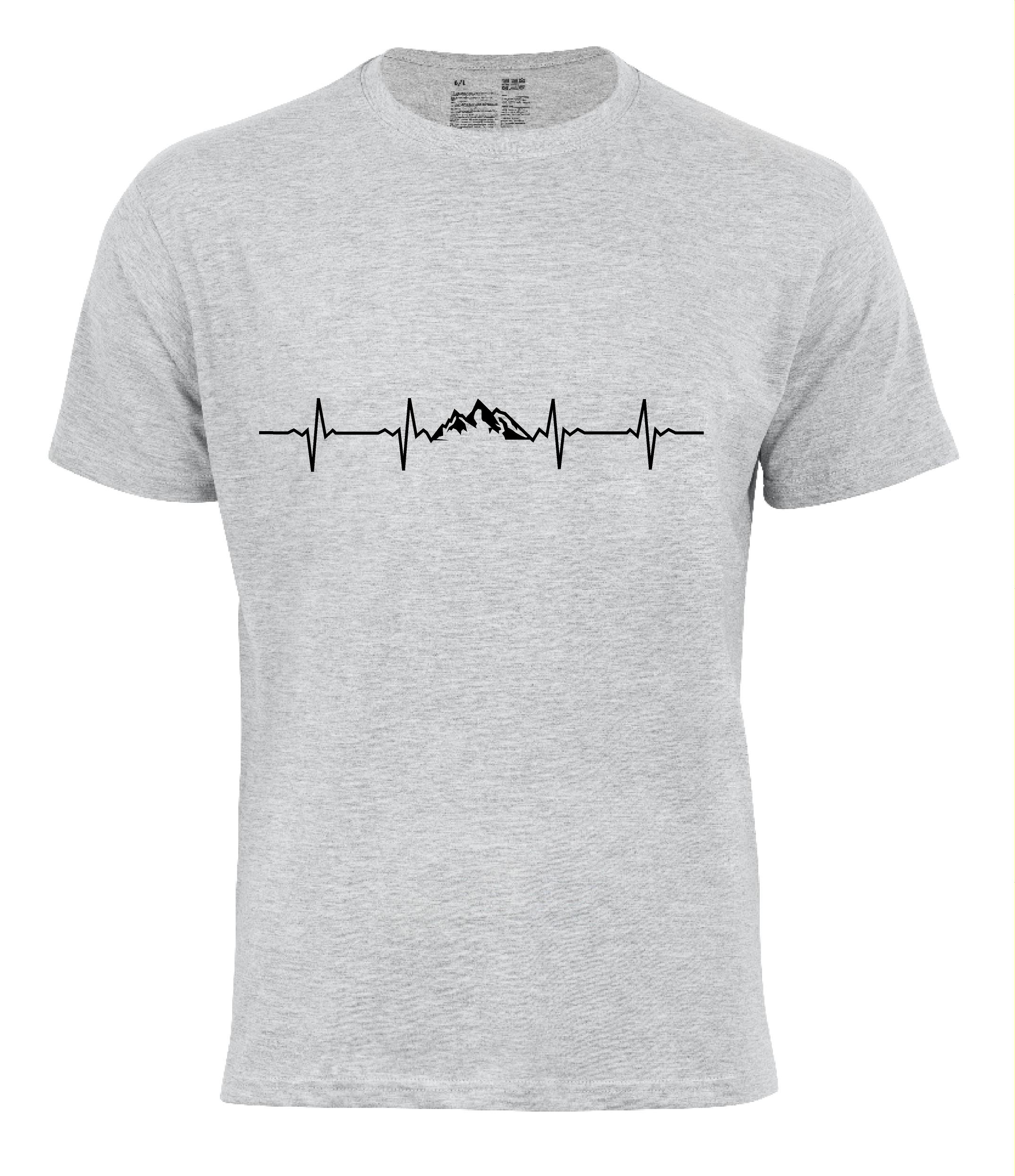 Cotton Prime&reg; T-Shirt "Pulsschlag Berge" - Bild 1