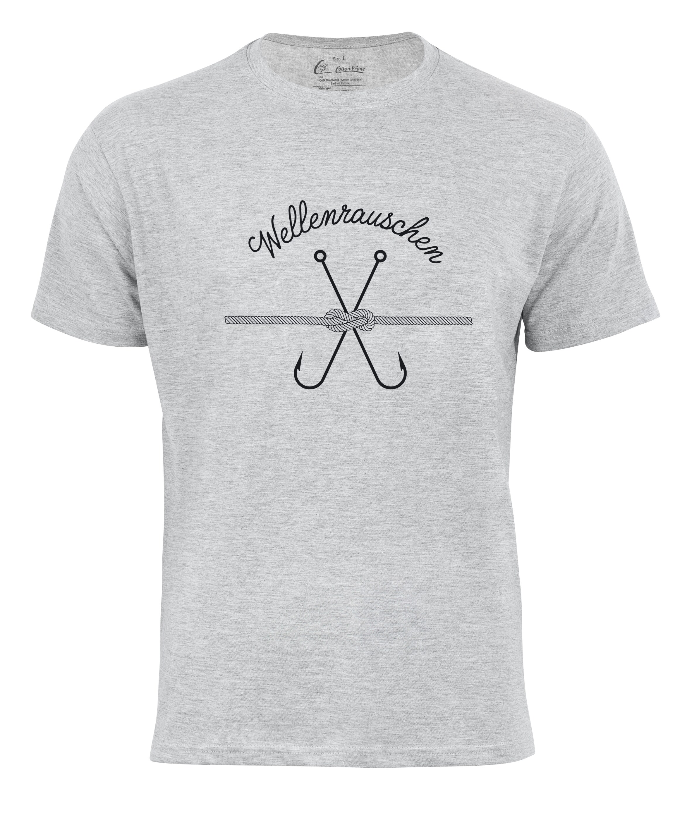 Cotton Prime&reg; Anker T-Shirt - Wellenrauschen - Bild 1