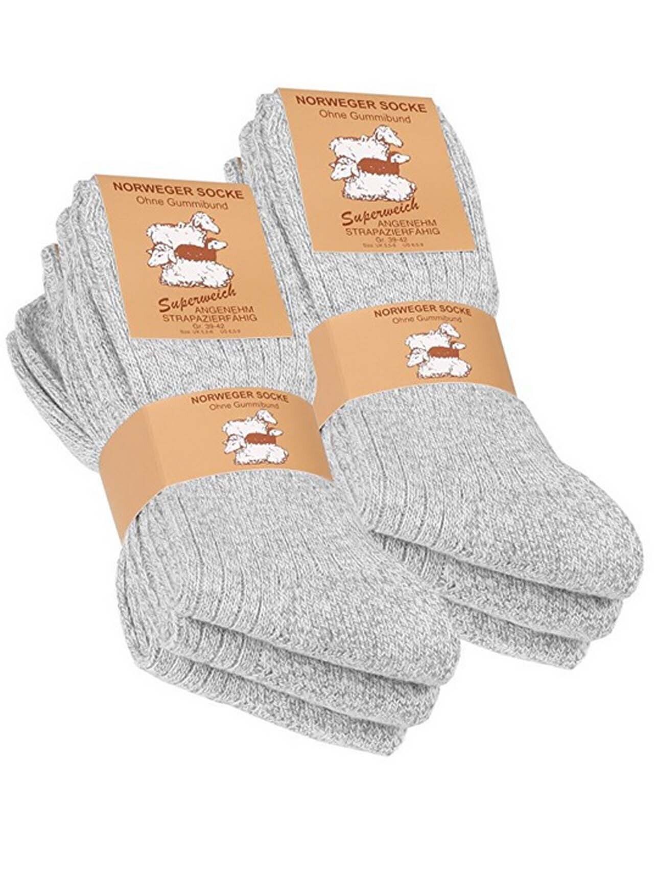 Cotton Prime&reg; Norwegersocken 6 Paar warme Wintersocken - Bild 1