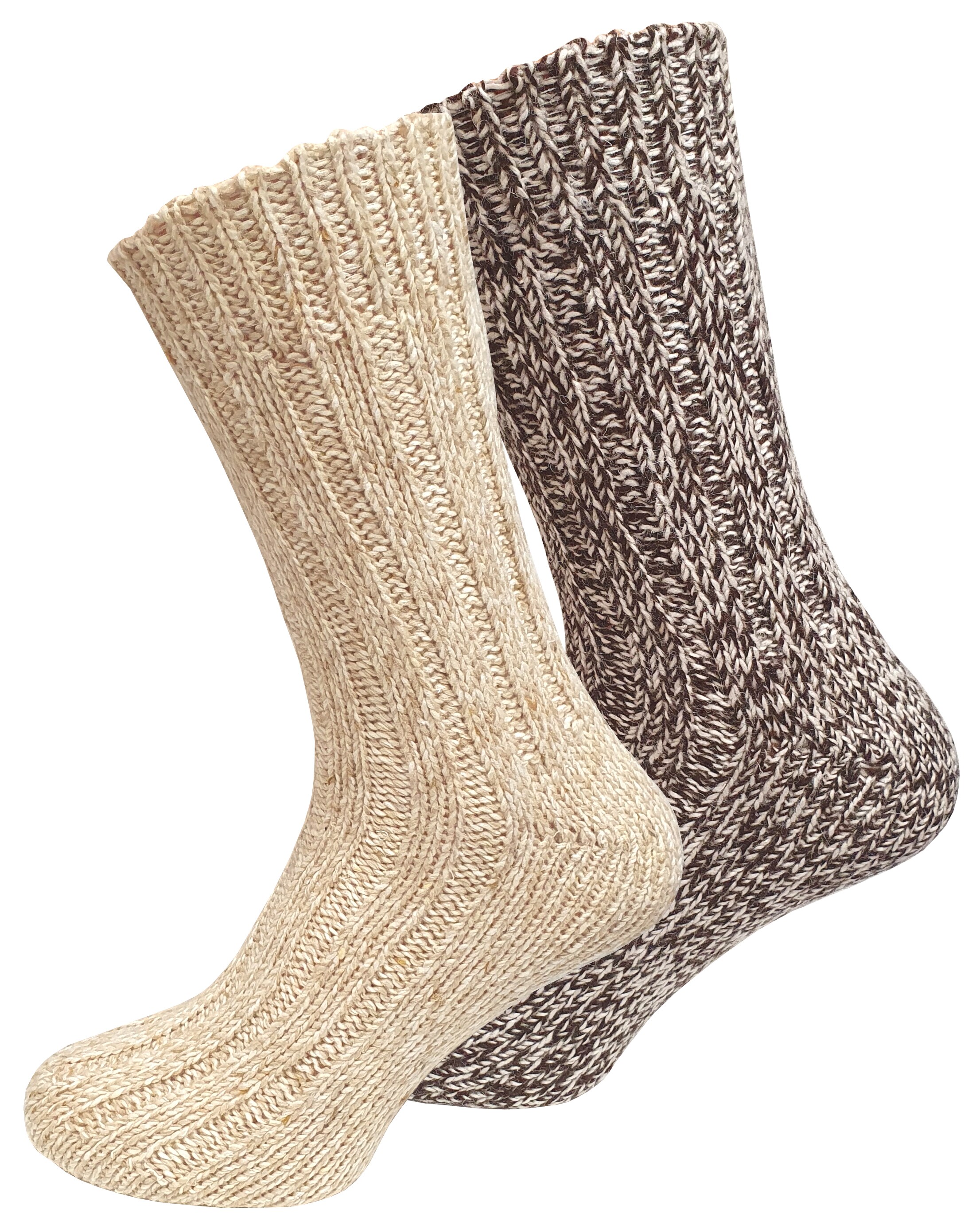Cotton Prime&reg; Norweger Strick-Socken 2 Paar, Unisex - Bild 1