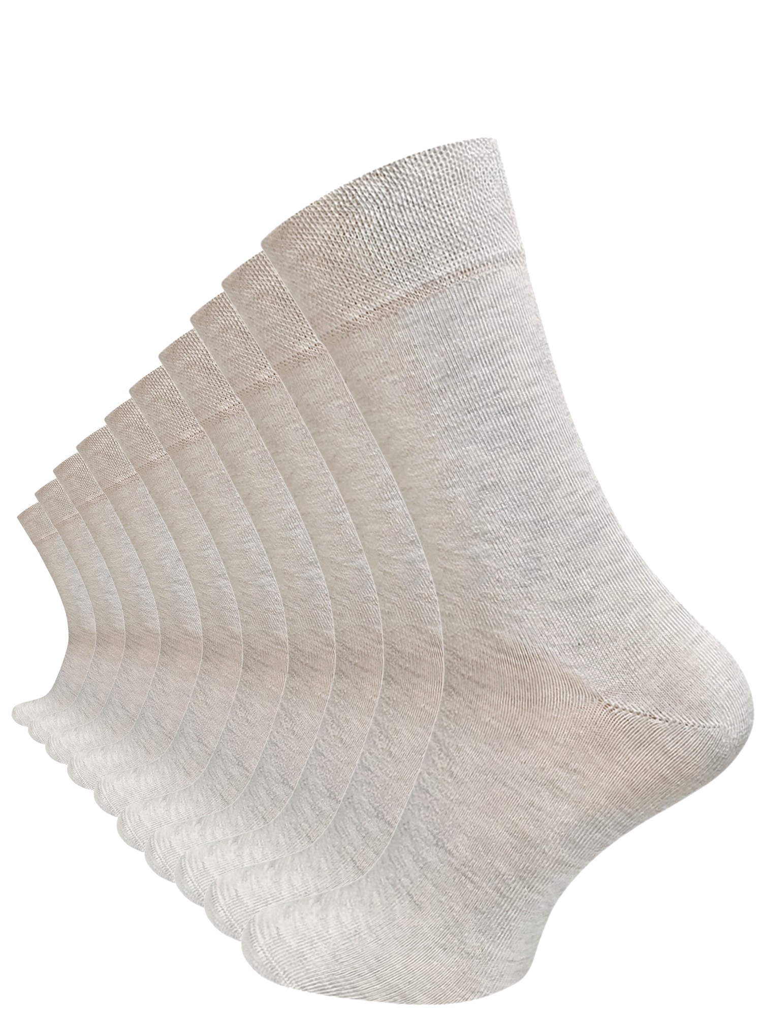 Cotton Prime&reg; 10 Paar Komfortsocken ohne Bund Gesundheitssocken aus  Baumwolle - Bild 1