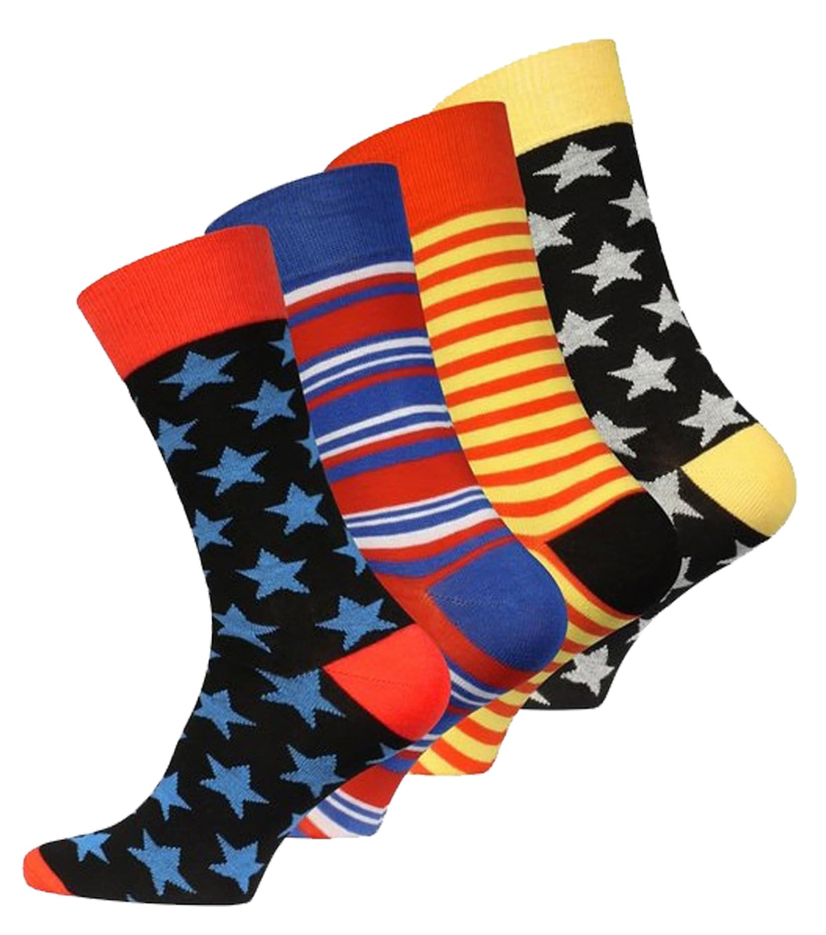 Vincent Creation&reg; Trend-Socken 4 Paar "Stars and Stripes" - Bild 1