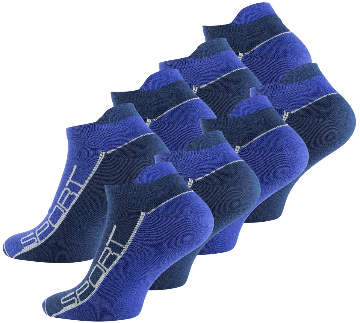 Vincent Creation&reg; Sport Sneakersocken 8 Paar  mit Hochferse - Bild 1